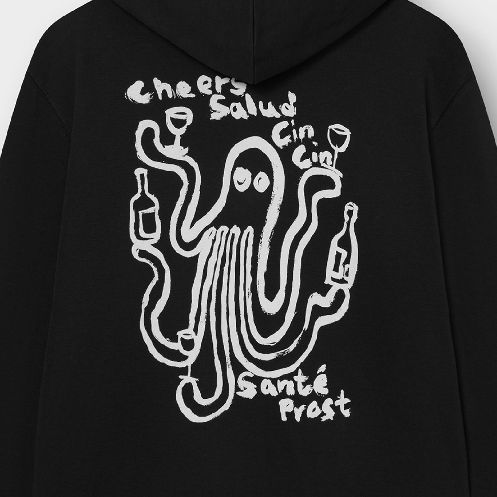 Hoodie Falun Cheers Salud Black