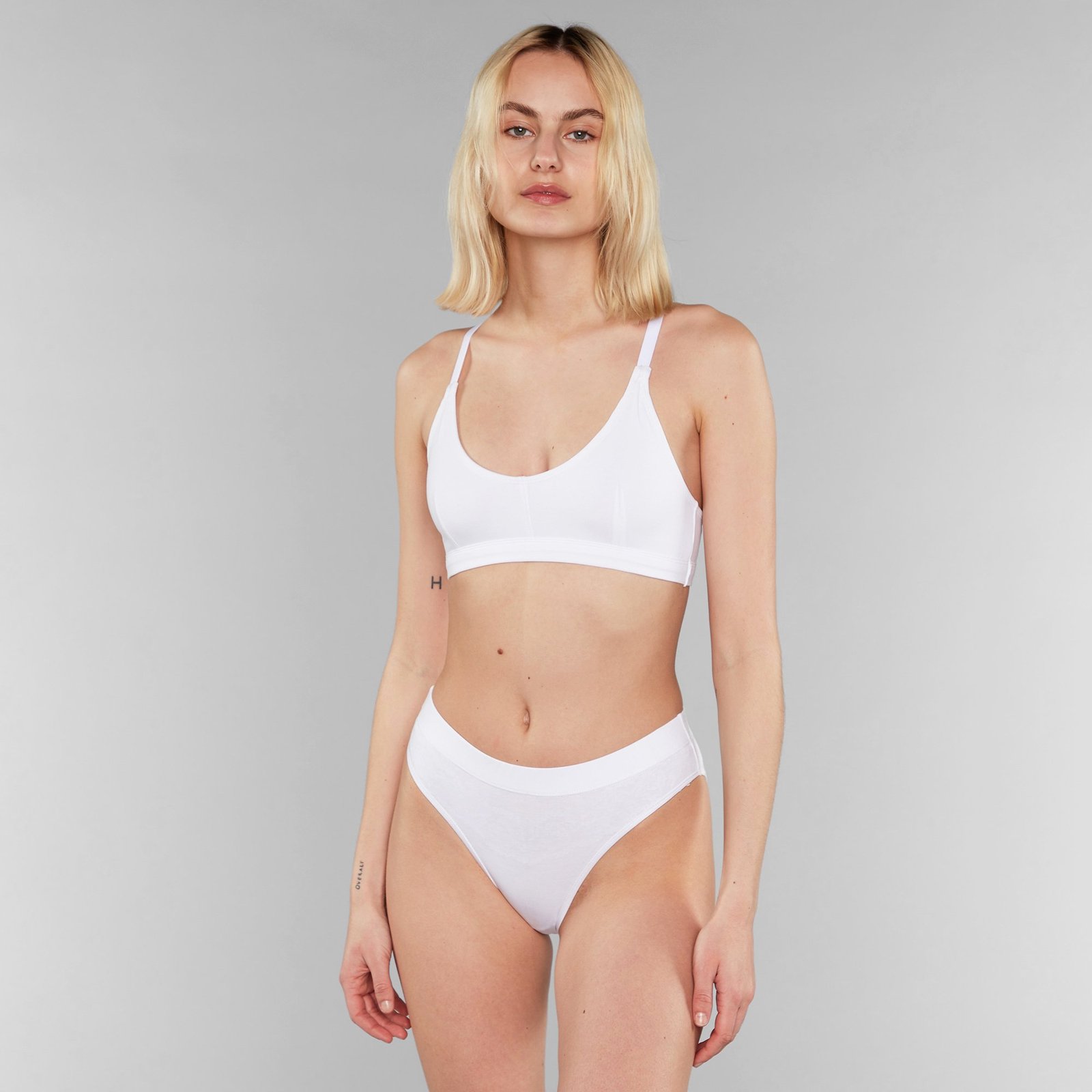 Soft Bra Junsele White 3-pack