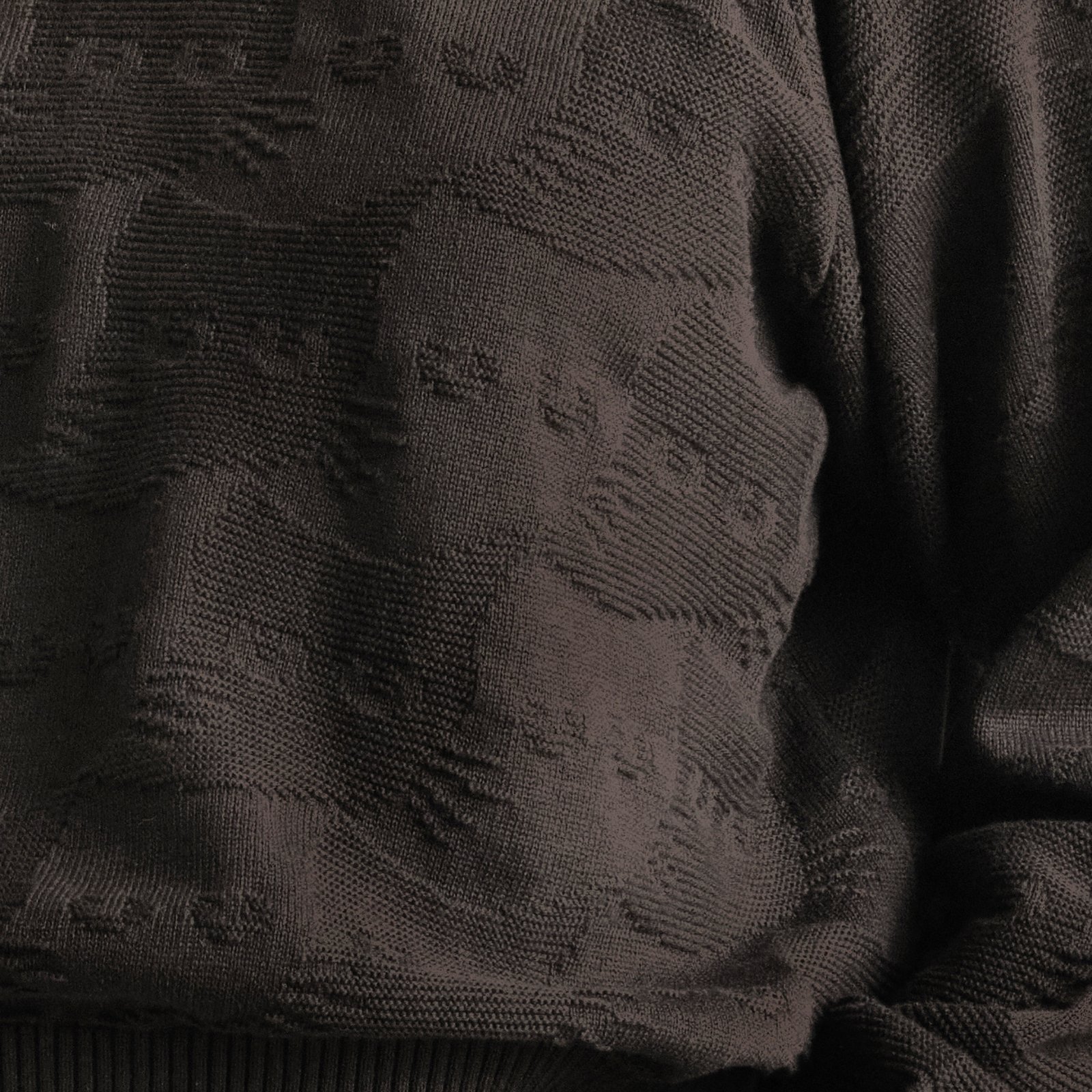 Sweater Husie Pepita Cats Knit Black