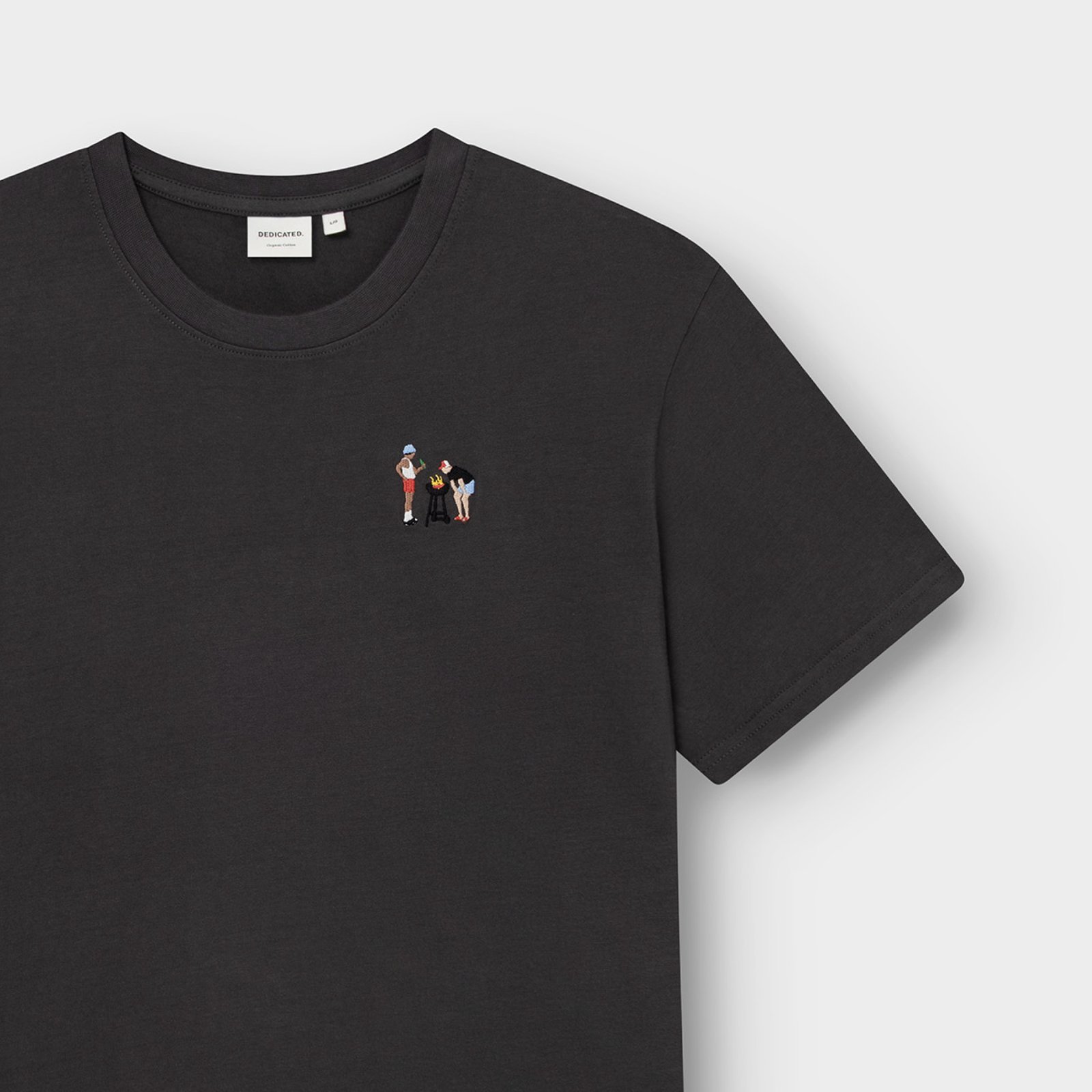T-shirt Stockholm BBQ Charcoal