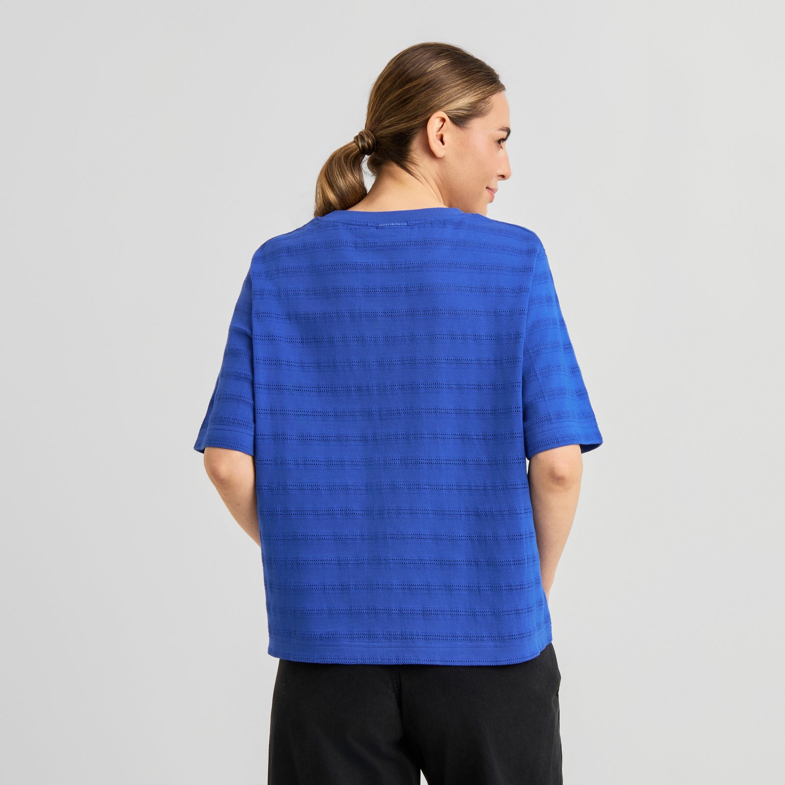 T-shirt Vadstena Lace Dazzling Blue