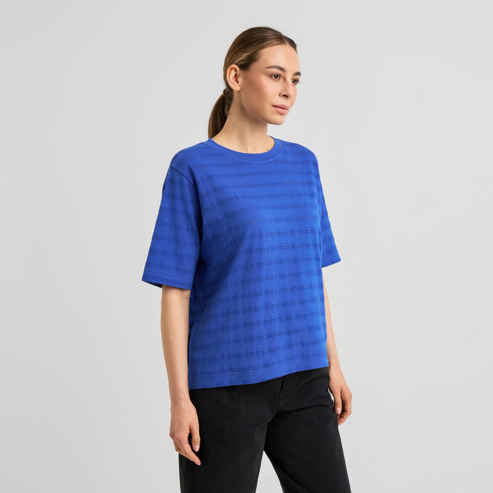 T-shirt Vadstena Lace Dazzling Blue