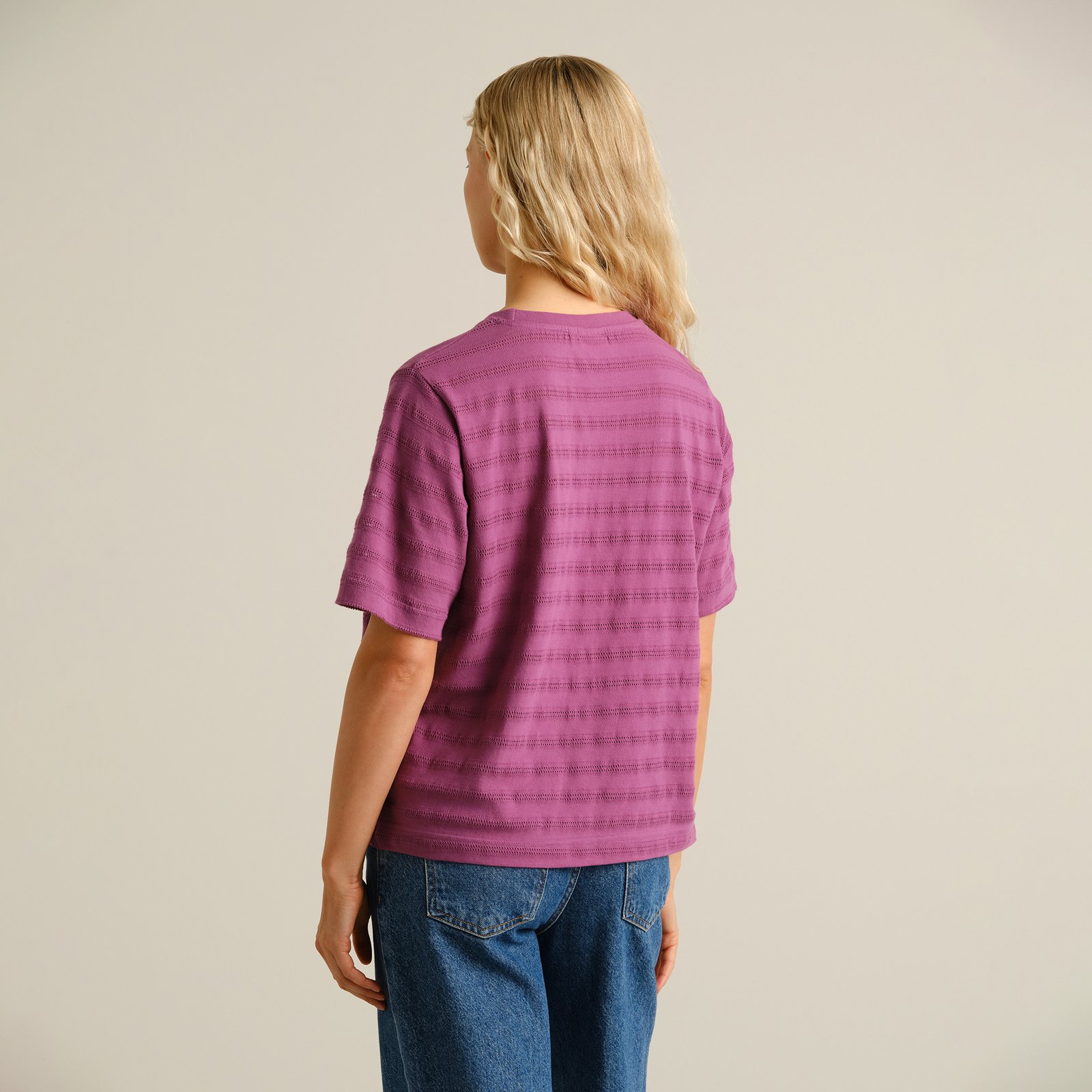 T-shirt Vadstena Lace Amethyst Purple