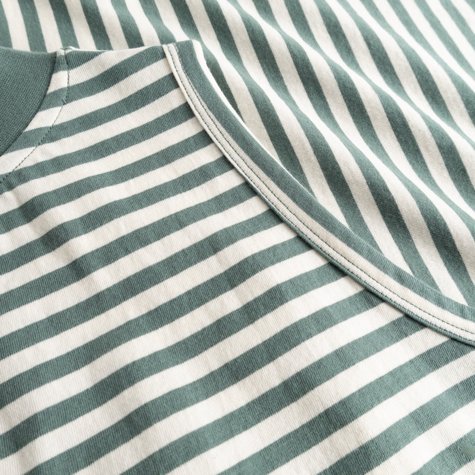 Top Namsos Stripes Green/Off-White