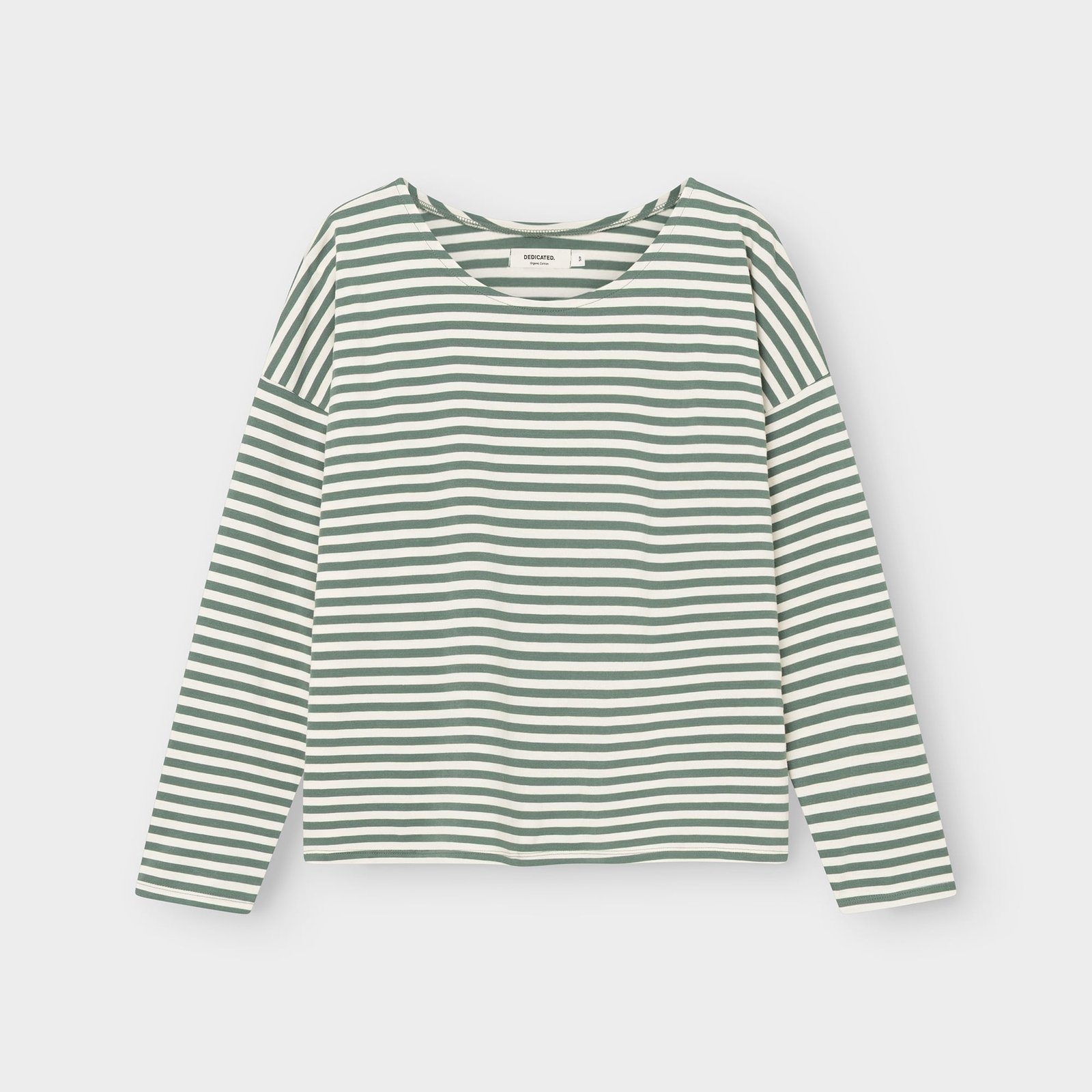 Top Humledal Stripes Green/Off-White