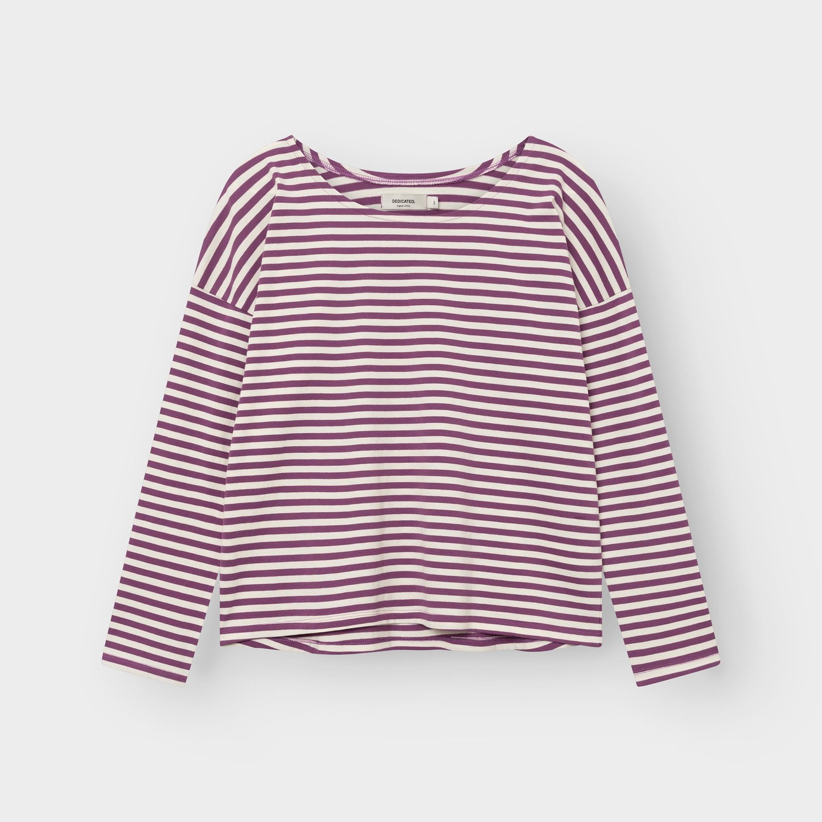 Top Humledal Stripes Purple/Off-White