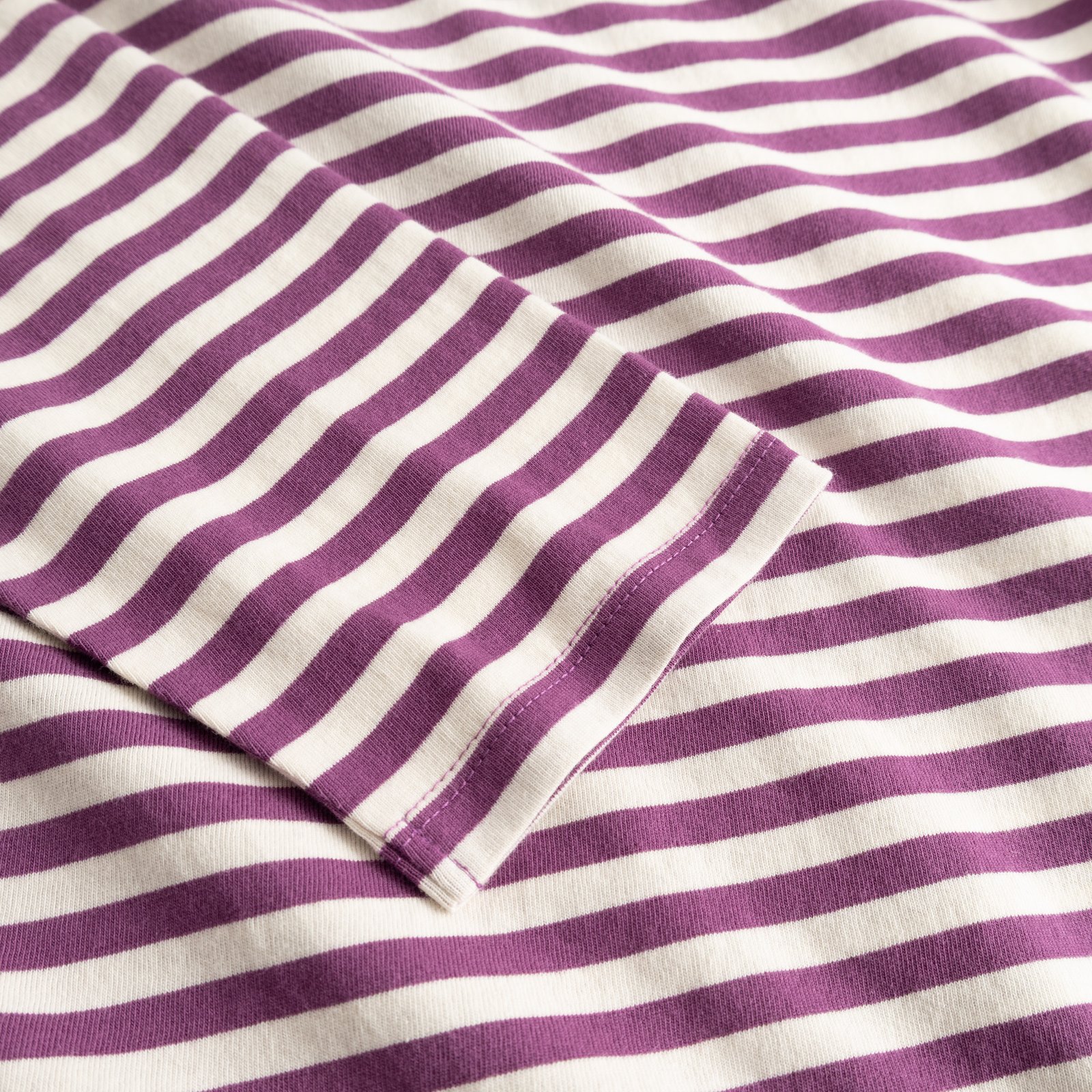 Top Humledal Stripes Purple/Off-White