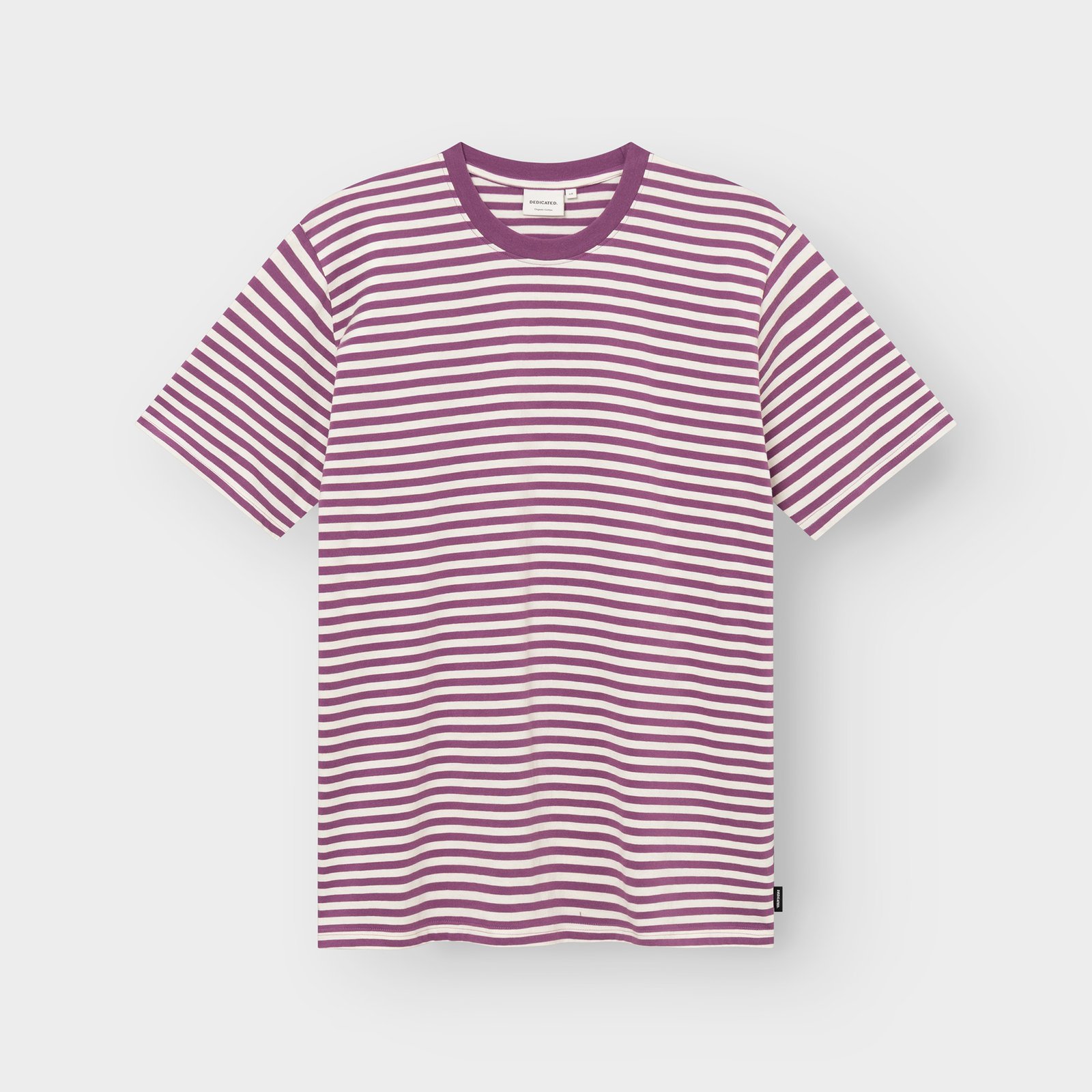 T-shirt Stockholm Stripes Purple/Off-White