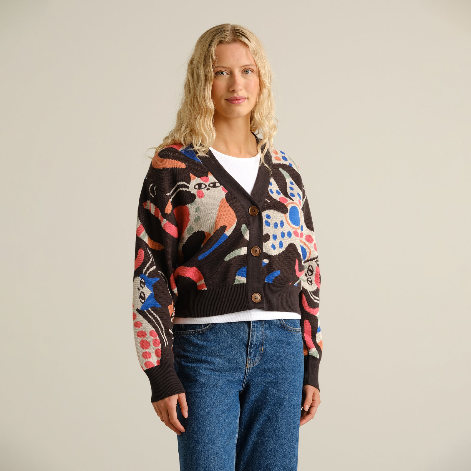 Cardigan Kanan Magic Cats
