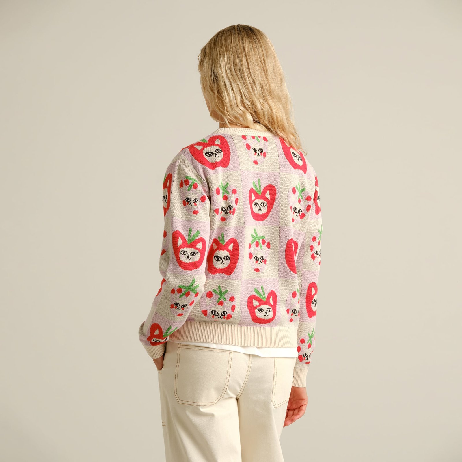 Sweater Arendal Fruit Cat Bingo