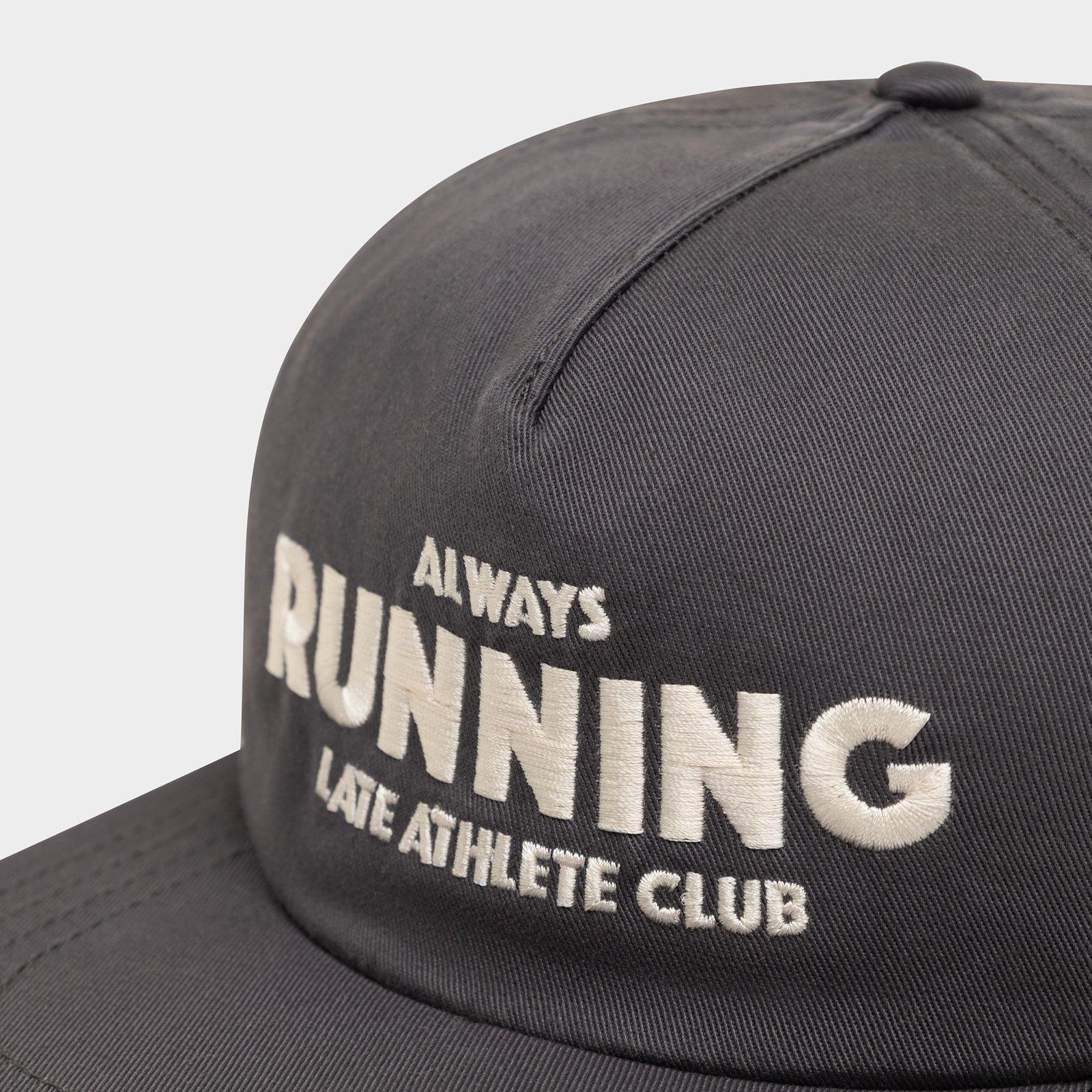 Cap Globen Running Late Dark Grey