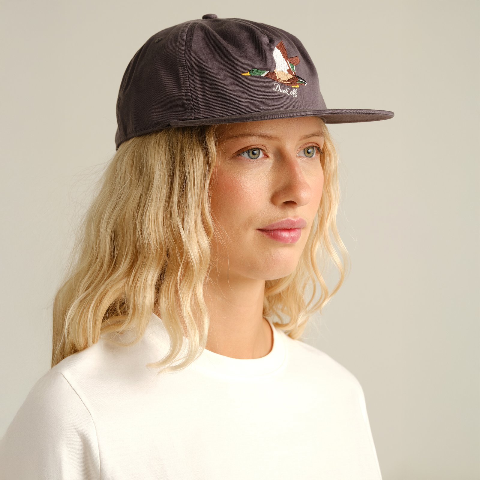 Cap Globen Duck Off Dark Grey