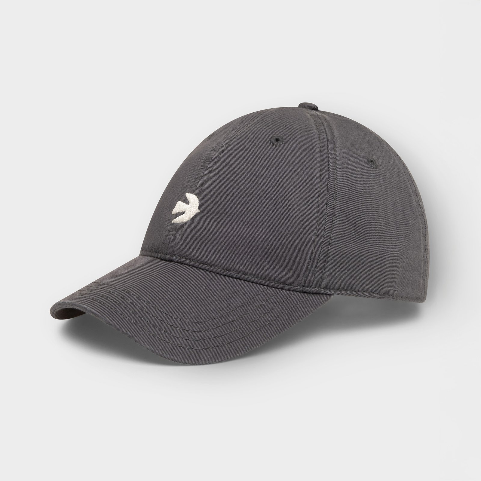 Soft Cap Slussen Bird Symbol Dark Grey