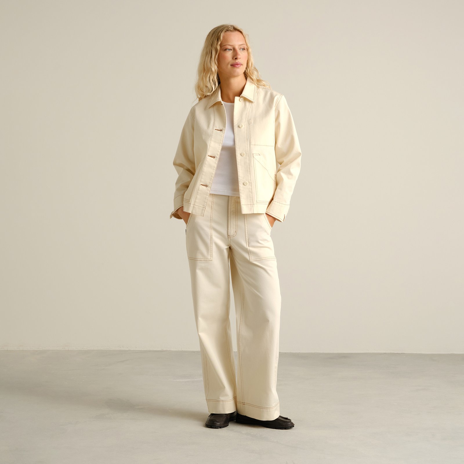 Workwear Pants Vara Egg White
