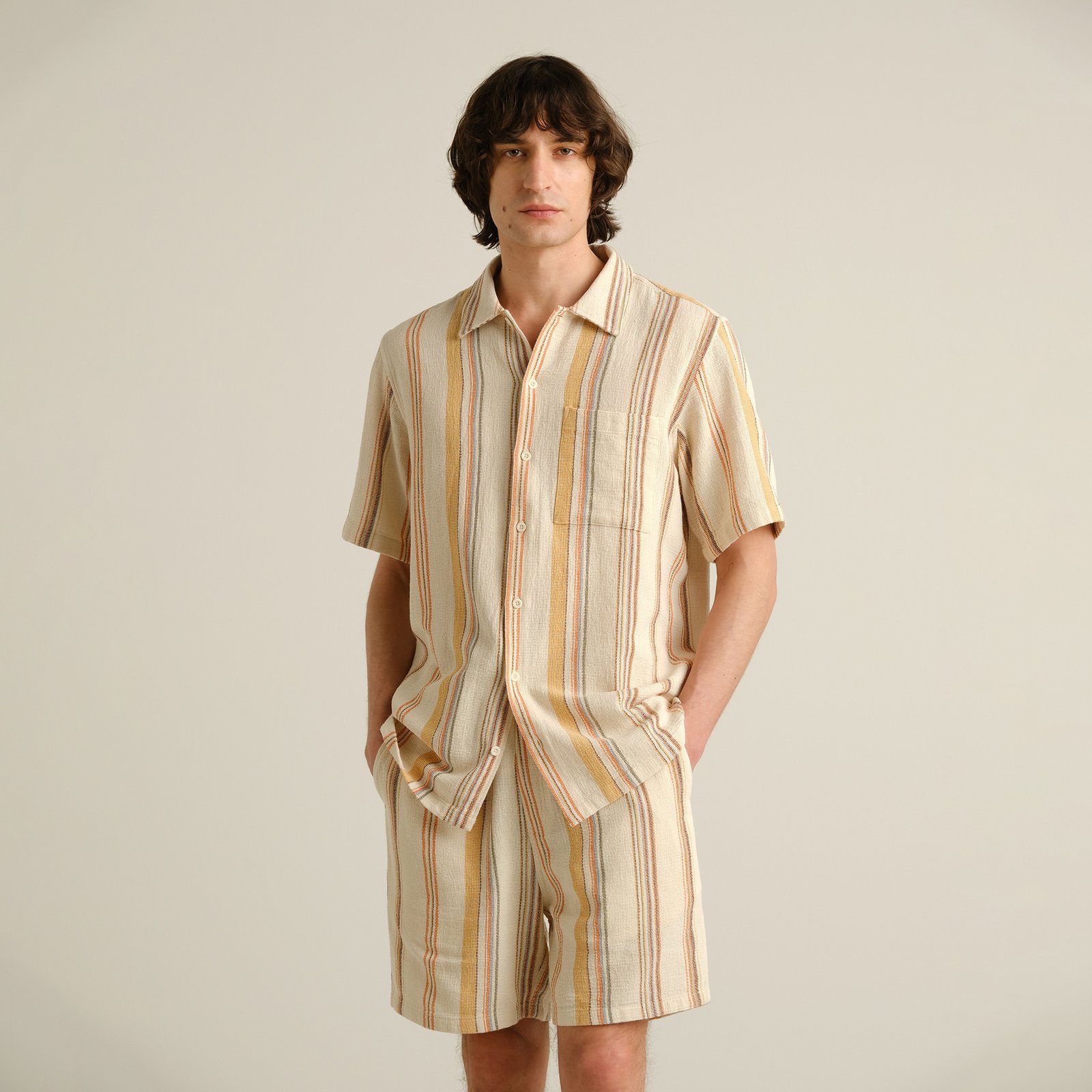 Shirt Brantevik Stripe Off-White