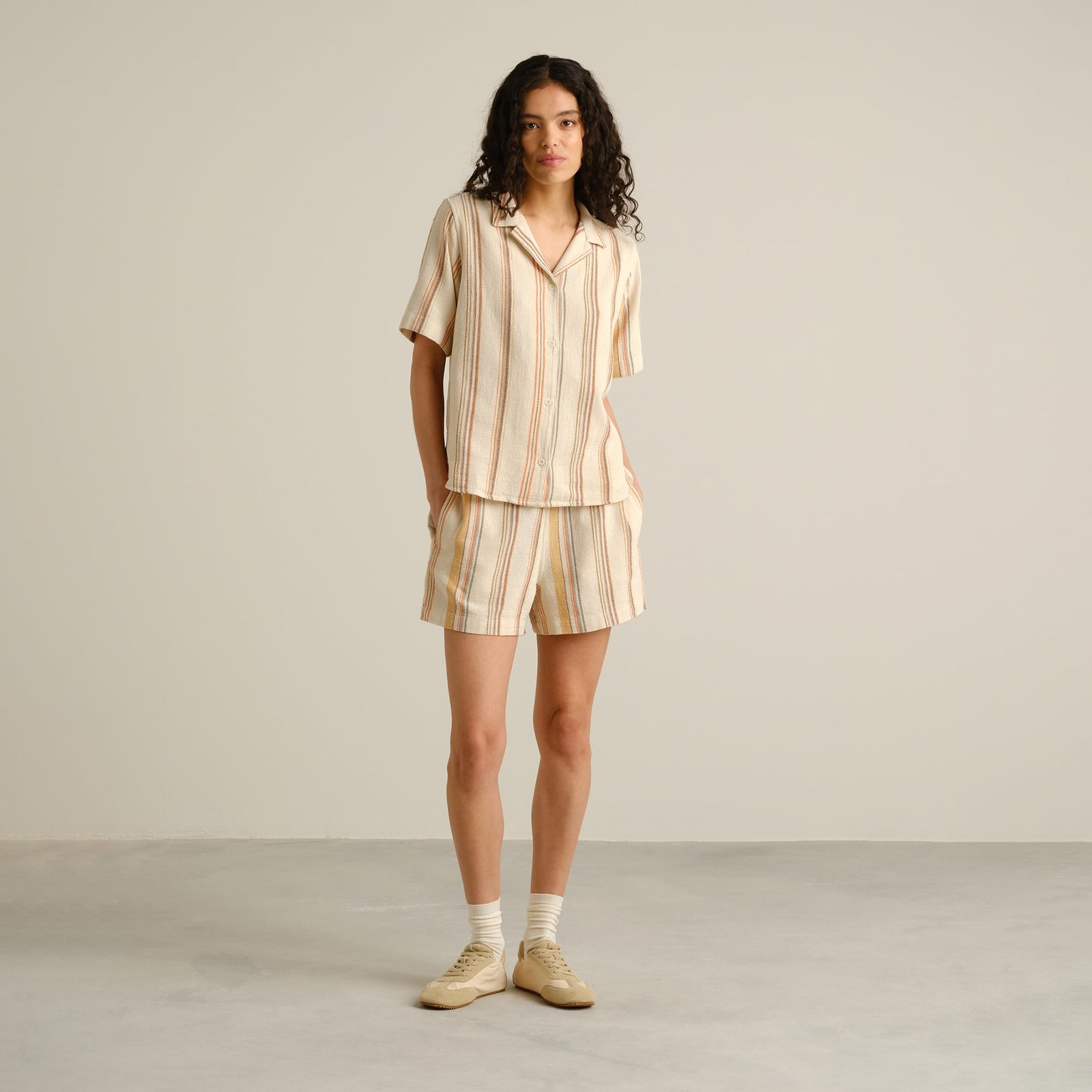 Shorts Aspudden Stripe Off-White