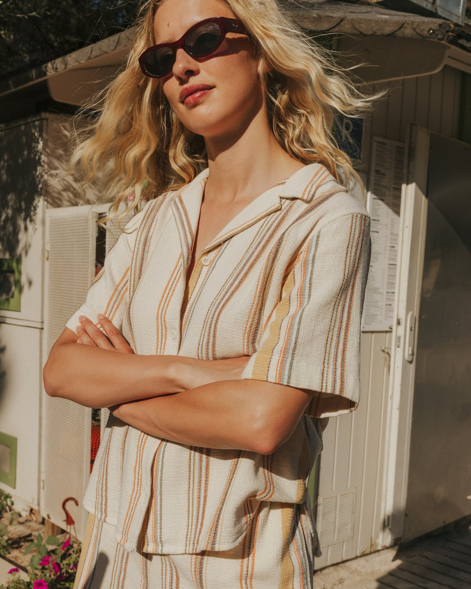 Shirt Torup Stripe Off-White