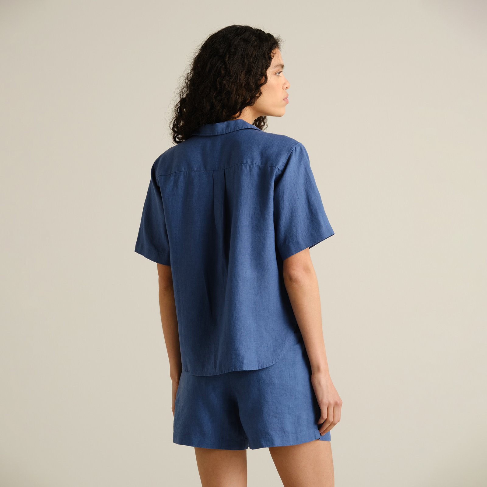 Shirt Torup Linen True Blue
