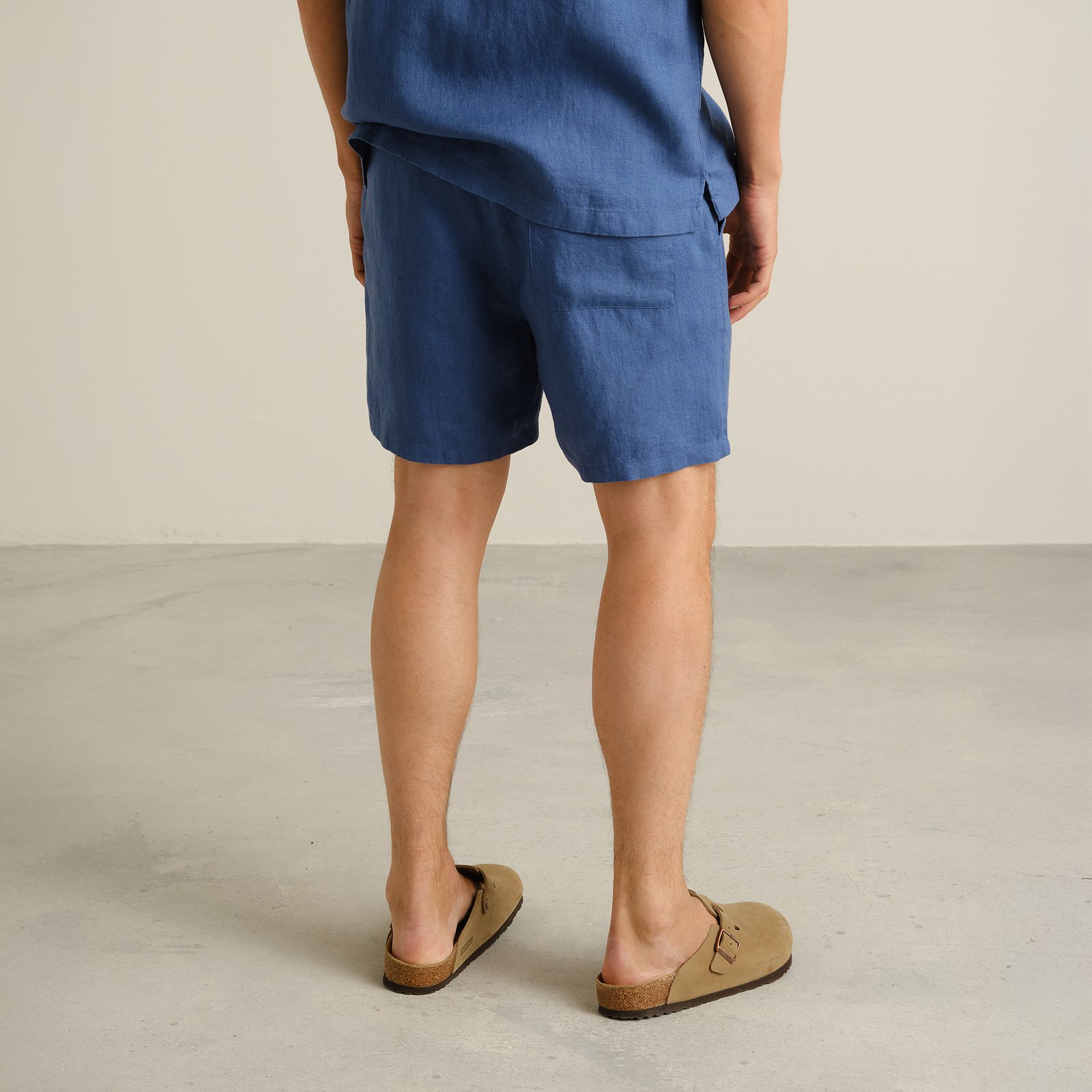Shorts Sibbarp Linen True Blue