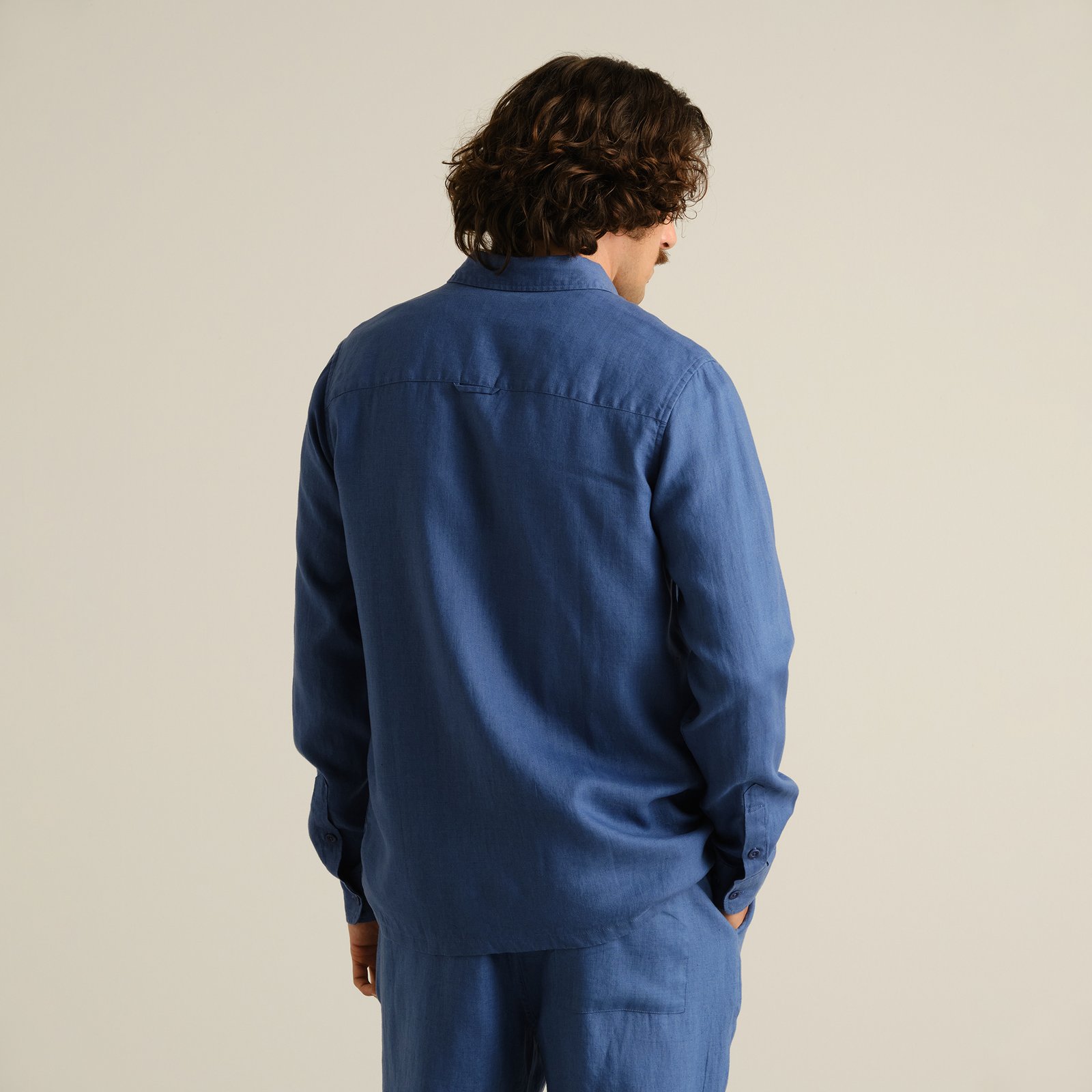 Shirt Rute Linen True Blue