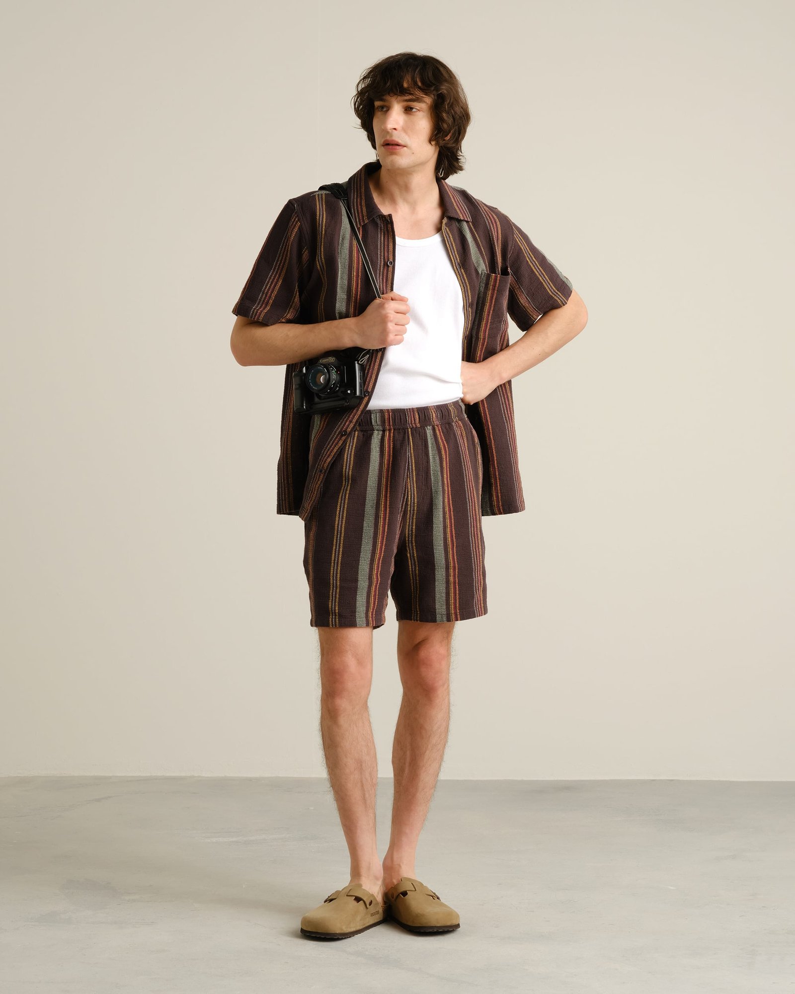 Shorts Sibbarp Stripe Phantom Black