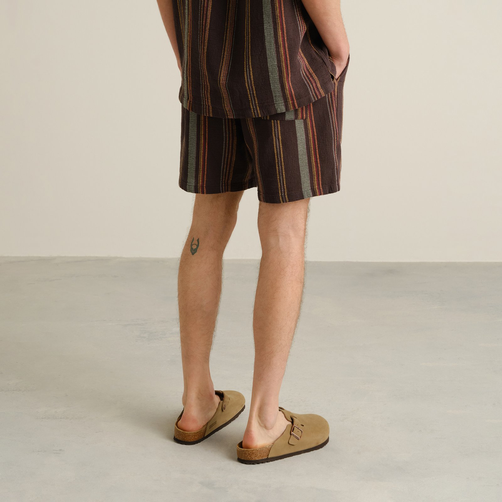 Shorts Sibbarp Stripe Phantom Black