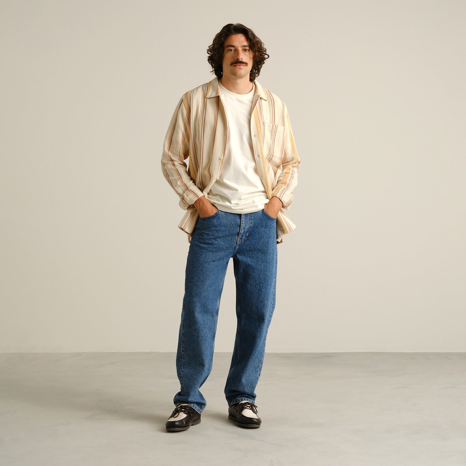 Shirt Edsta Stripe Off-White