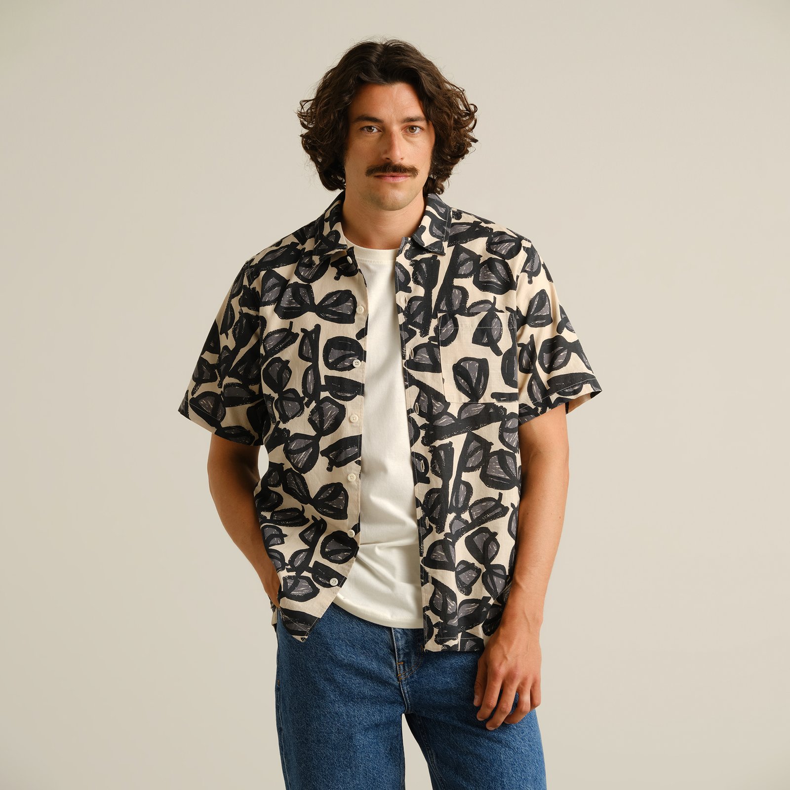 Shirt Brantevik Shades Oat White