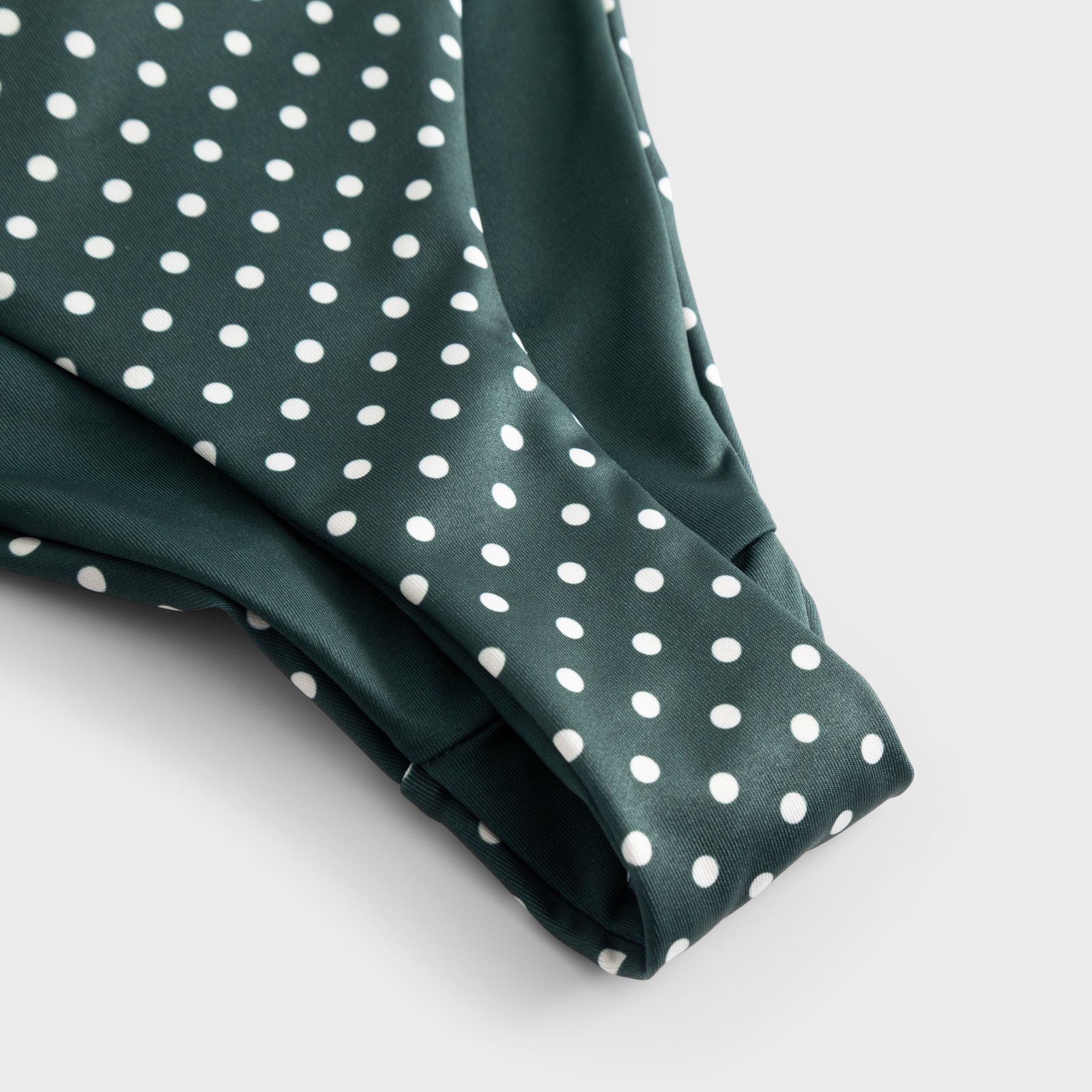 Bikini Bottom Gopa Polkadots Dark Green