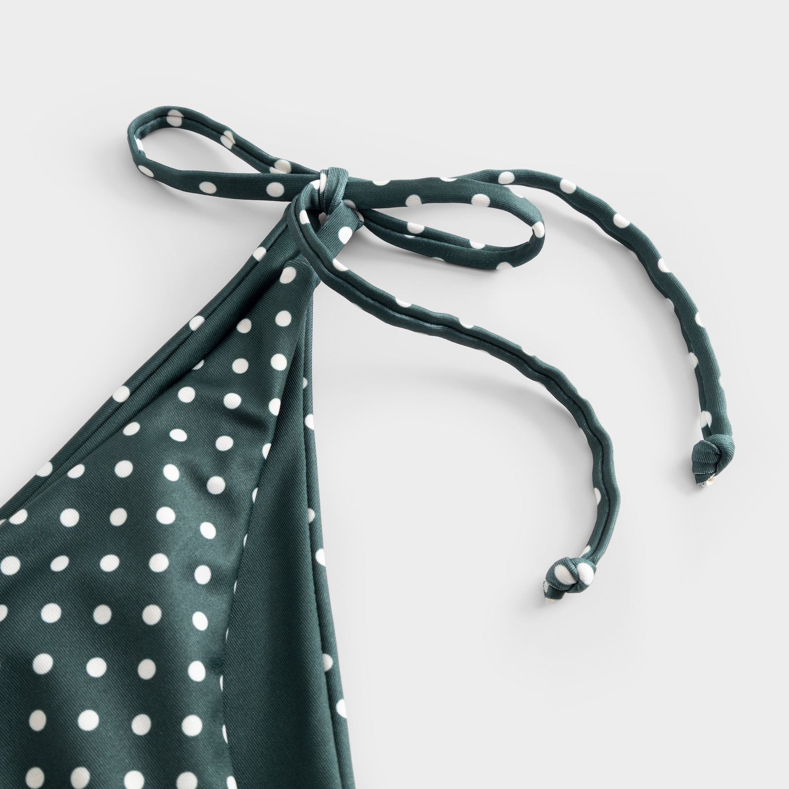Bikini Bottom Gopa Polkadots Dark Green