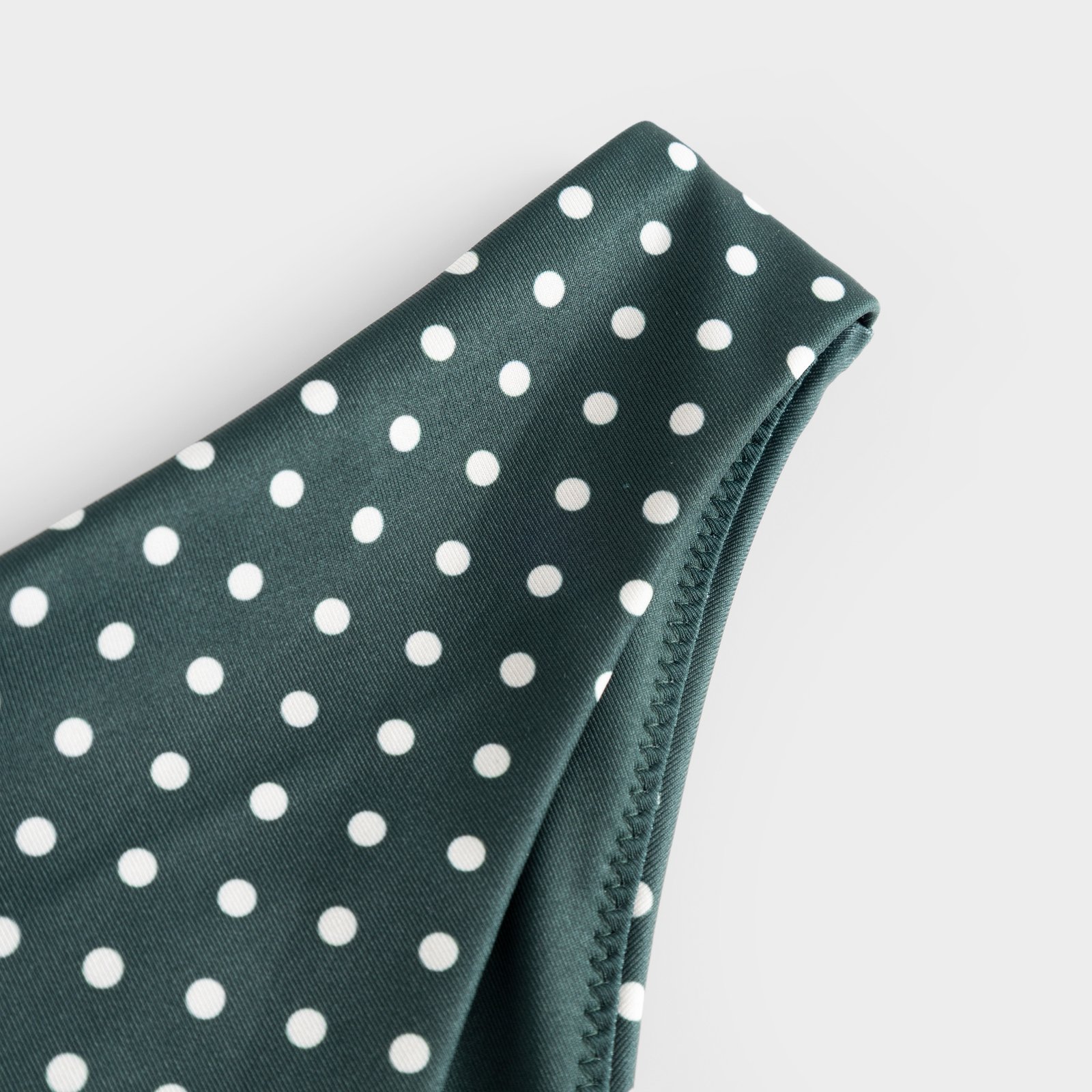 Bikini Bottoms Sanda Polkadots Dark Green