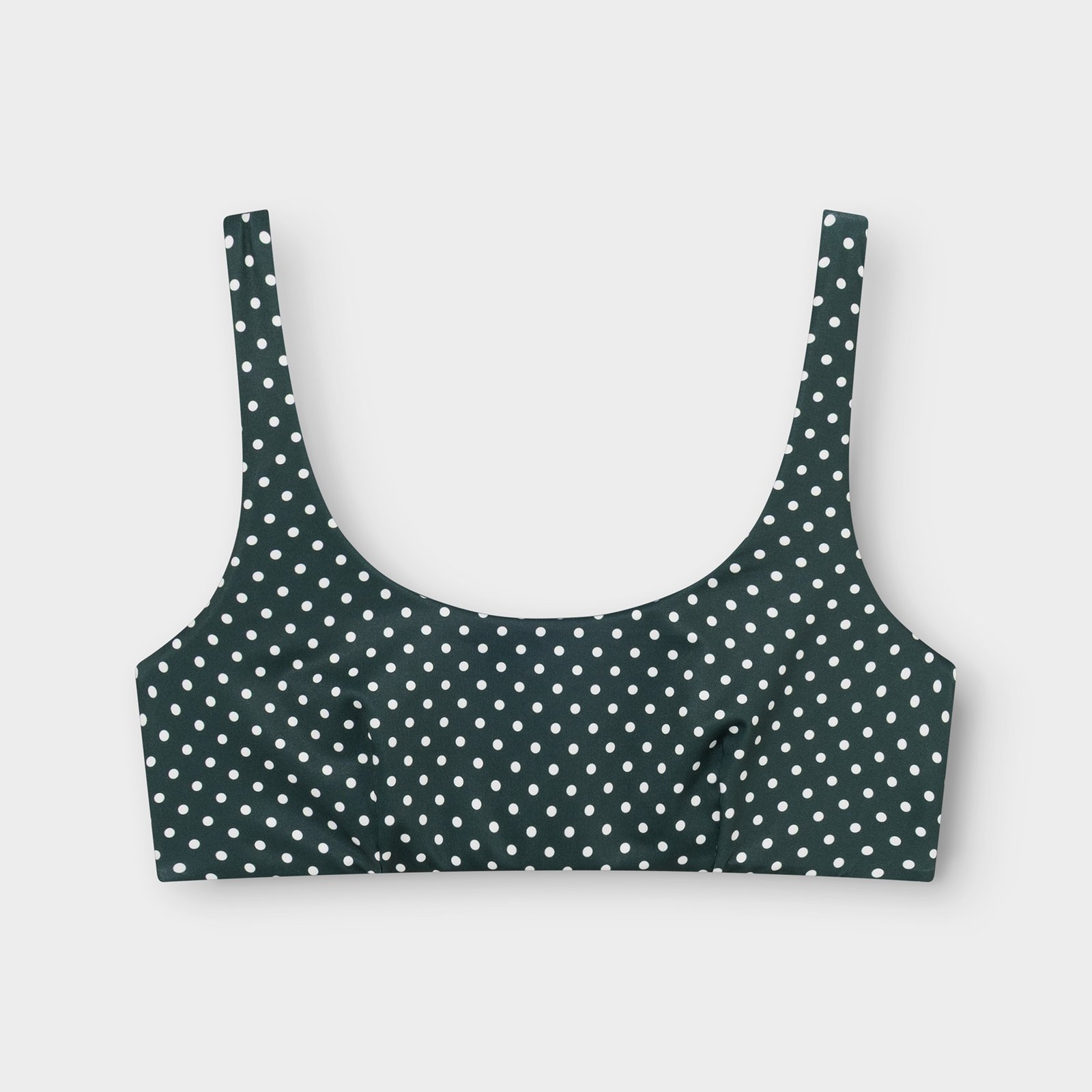 Bikini Top Stoby Polkadots Dark Green