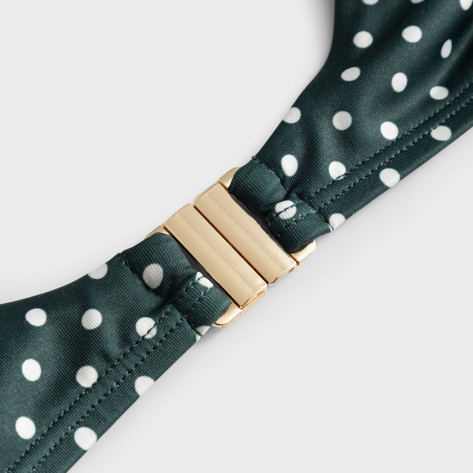 Bikini Top Stoby Polkadots Dark Green