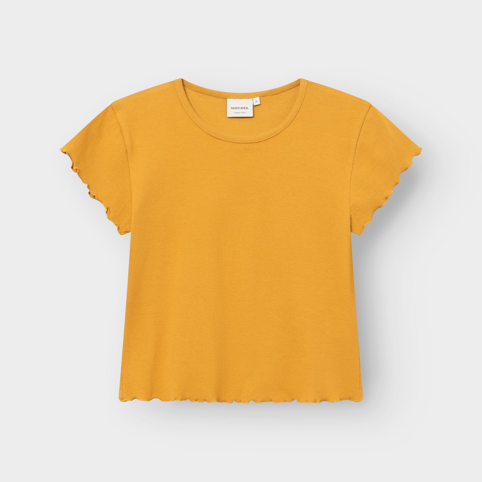 Rib Top Ven Amber Yellow