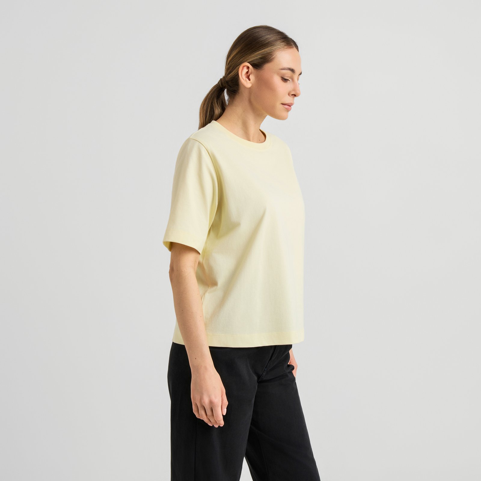 T-shirt Vadstena Base Transparent Yellow