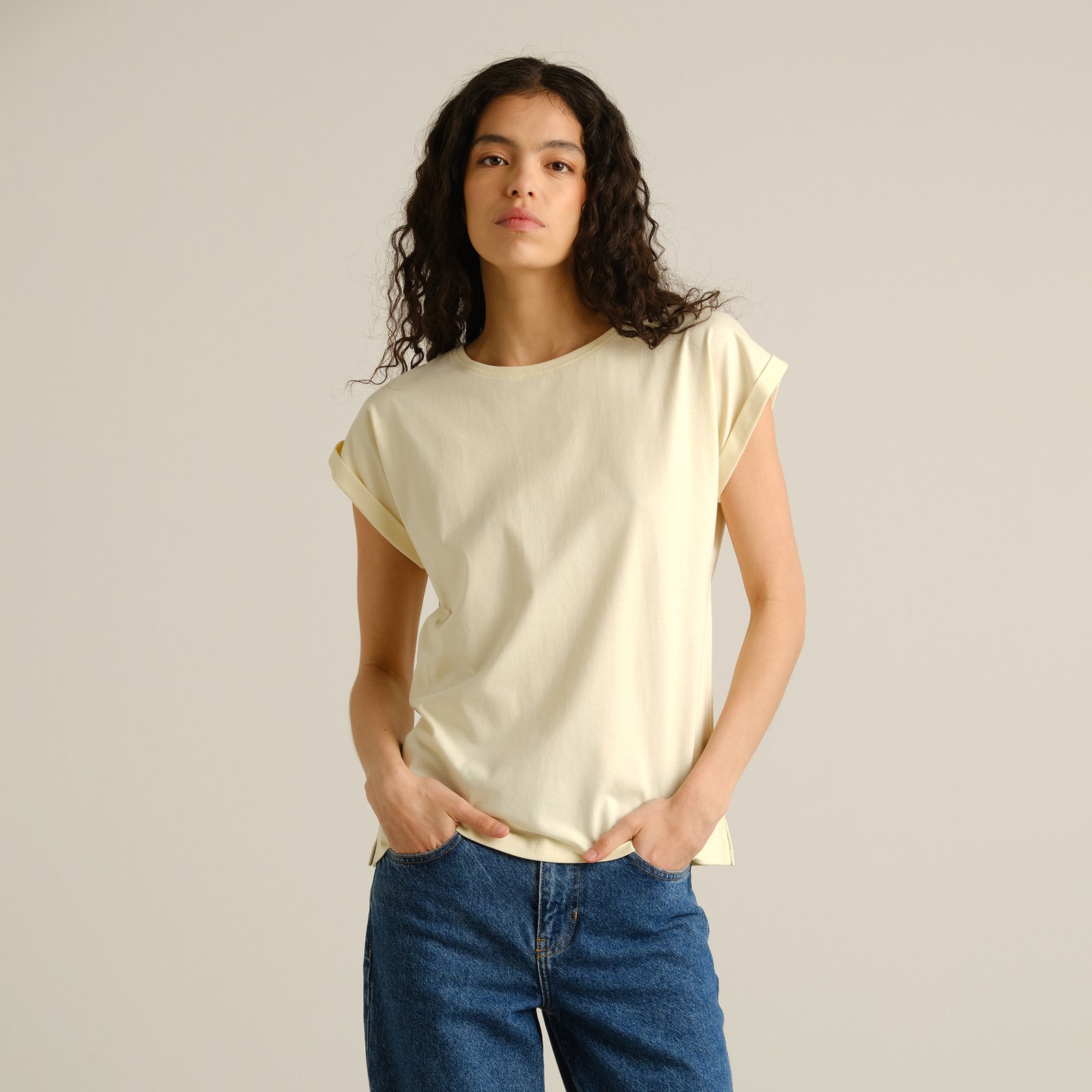 T-shirt Visby Base Transparent Yellow