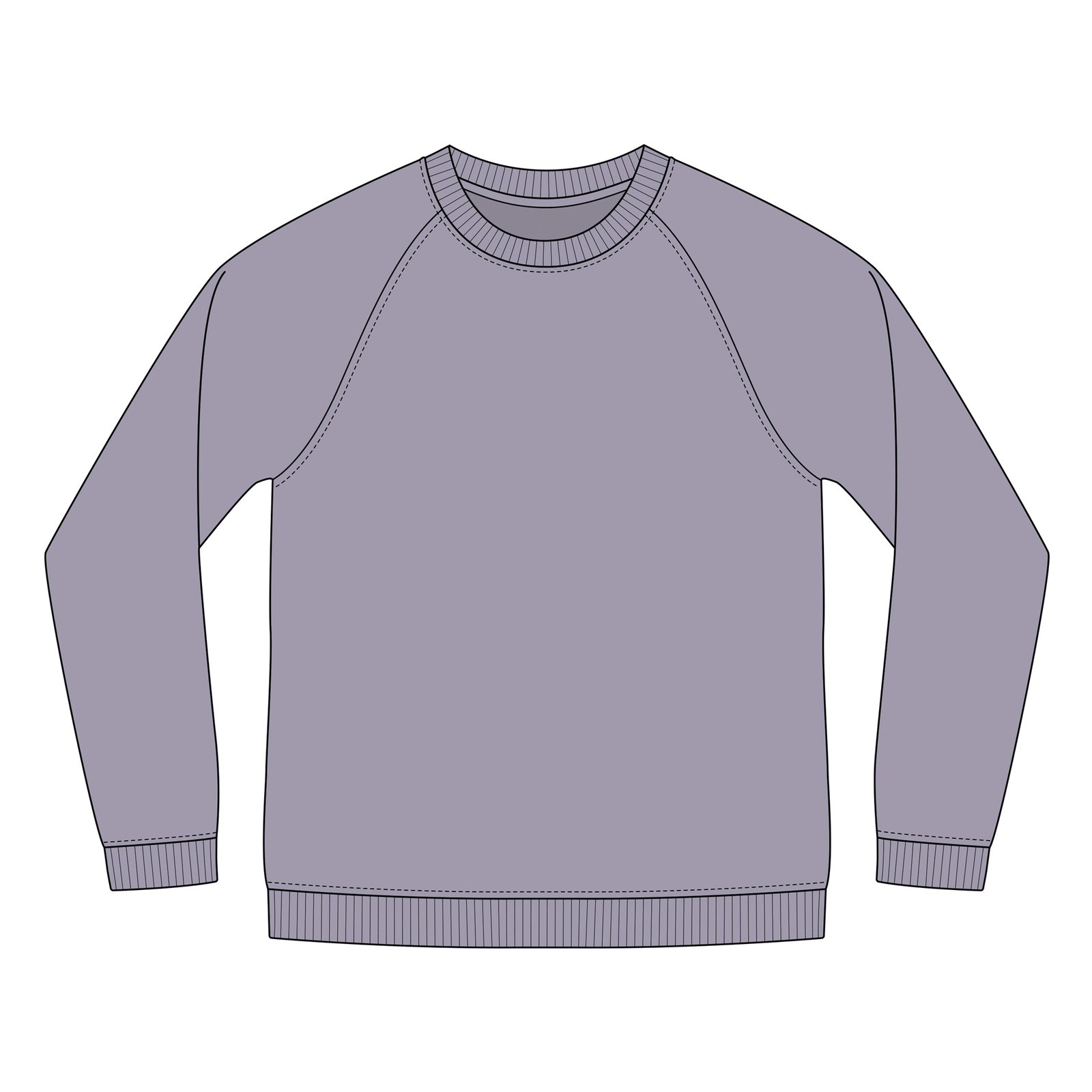 Sweatshirt Ystad Base Aura Purple