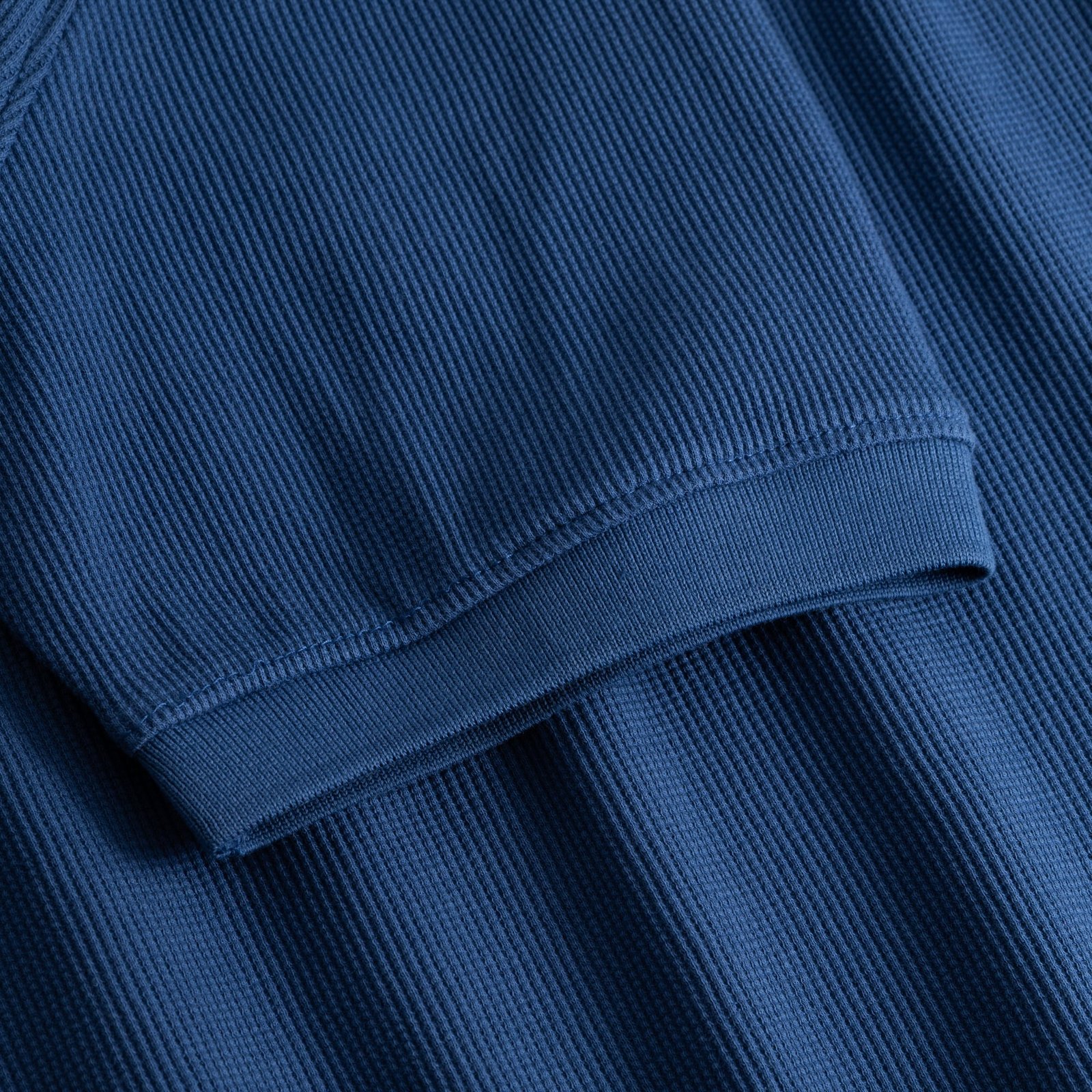 Shirt Falkvik Waffle True Blue
