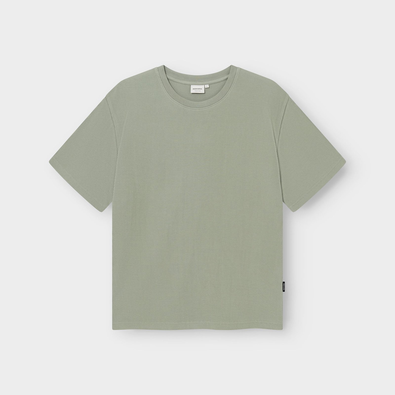 T-shirt Danviken Waffle Iceberg Green