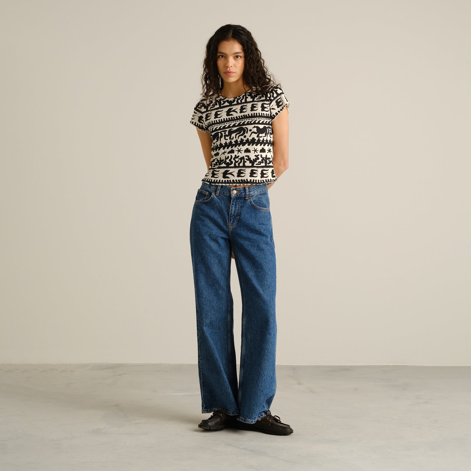 Rib Top Ven Beach Gallop Egg White