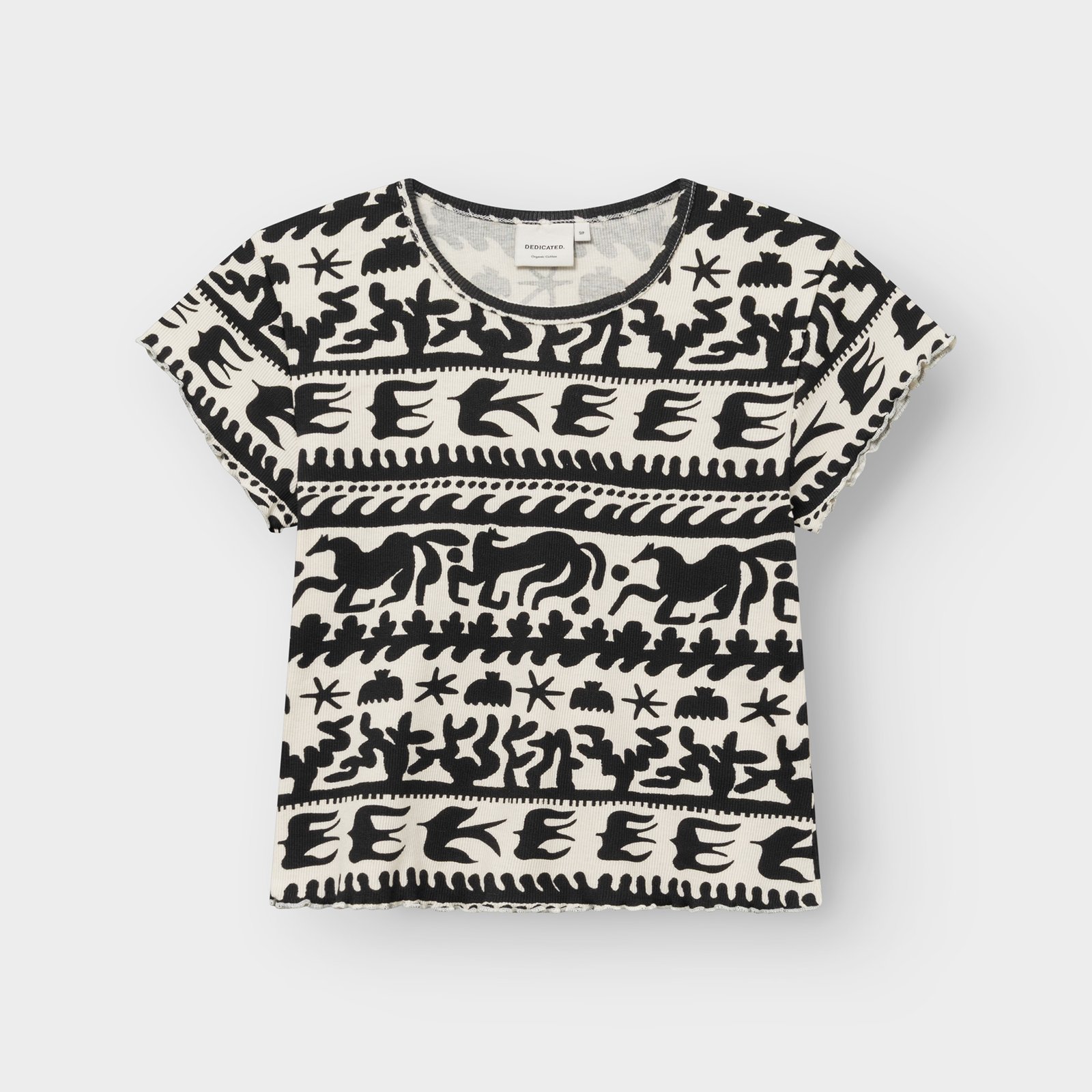 Rib Top Ven Beach Gallop Egg White