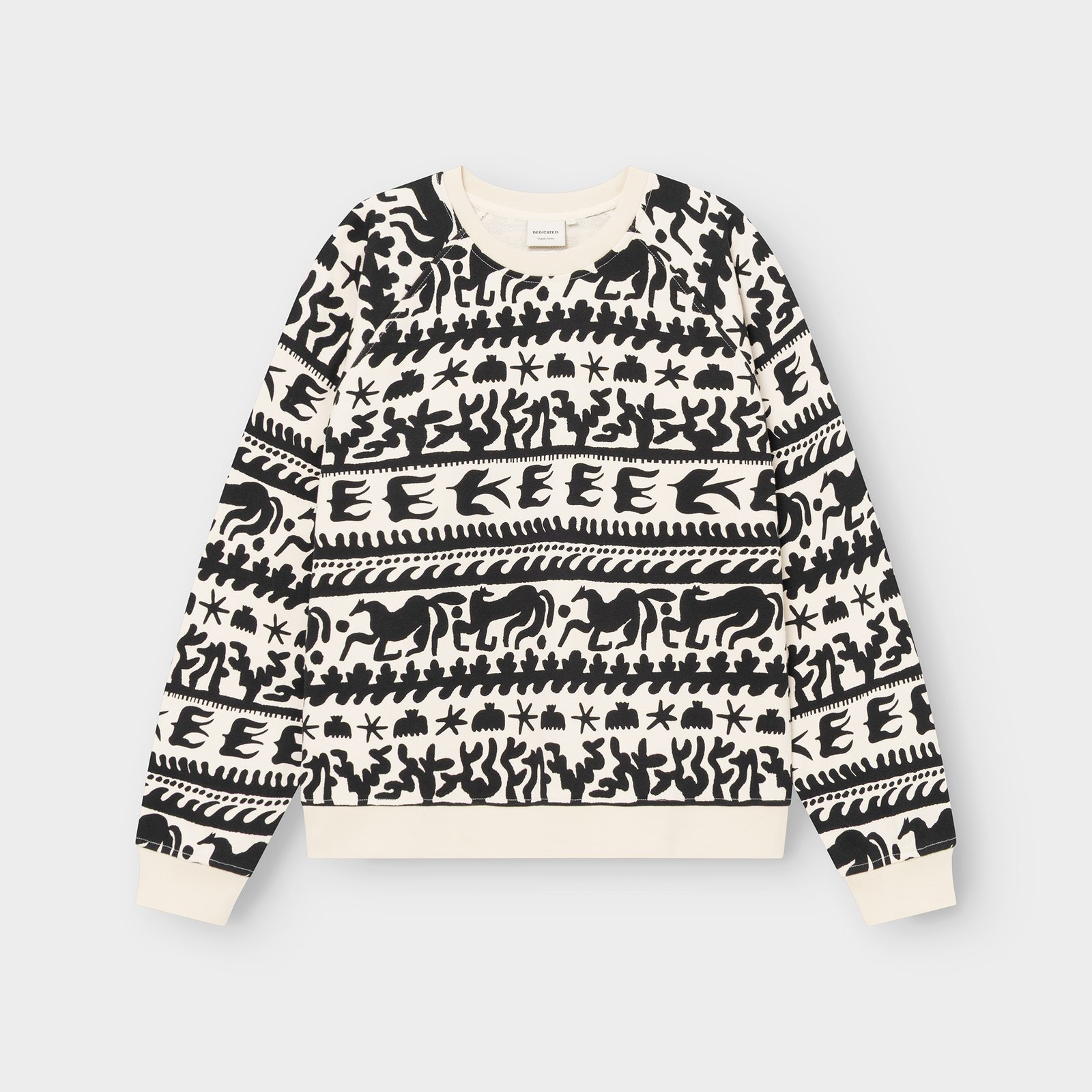 Sweatshirt Ystad Beach Gallop Egg White