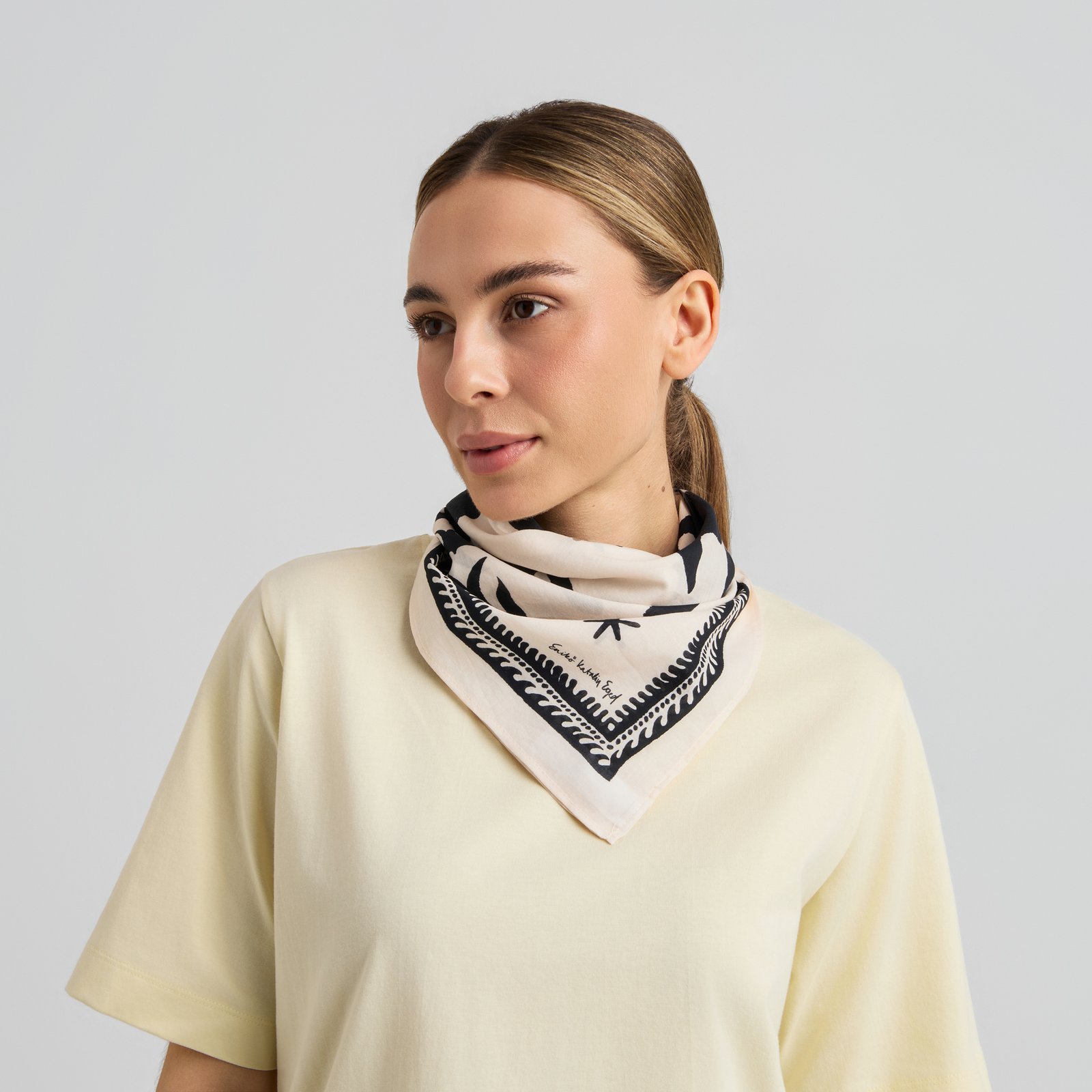 Scarf Kullavik Beach Gallop Egg White