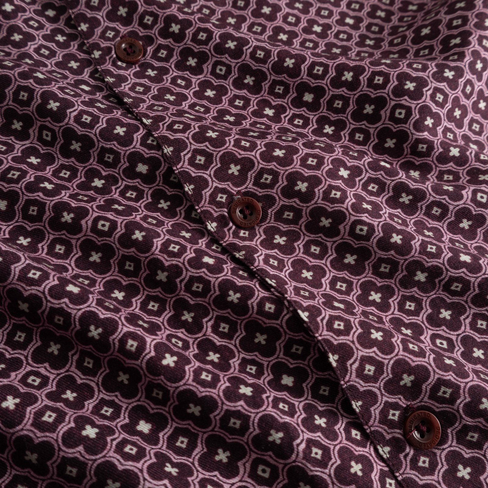Shirt Marstrand Tile Medallion Fig Red