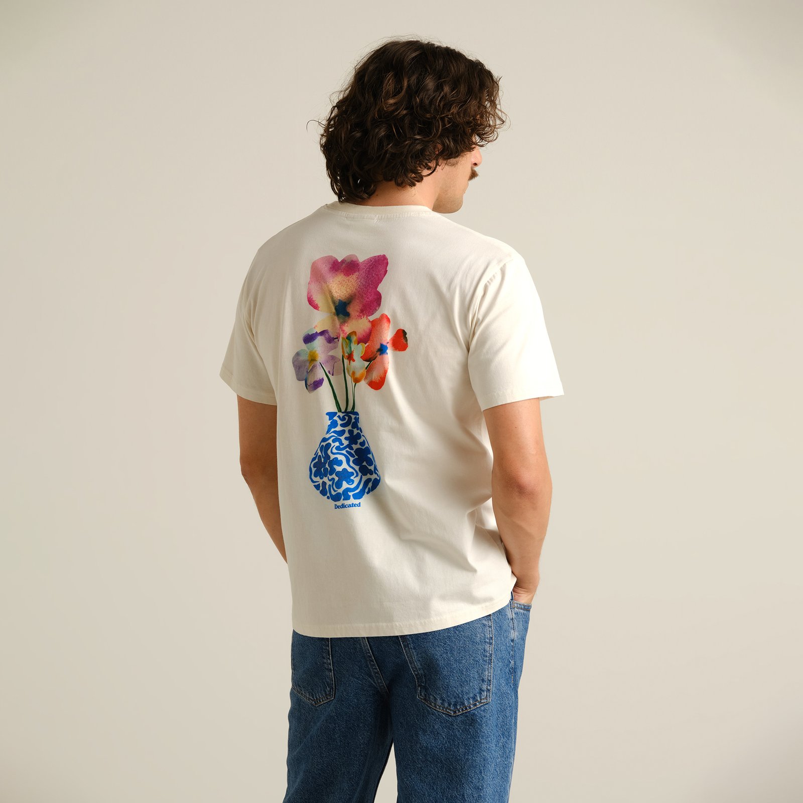 T-shirt Stockholm Cut Flower Off-White