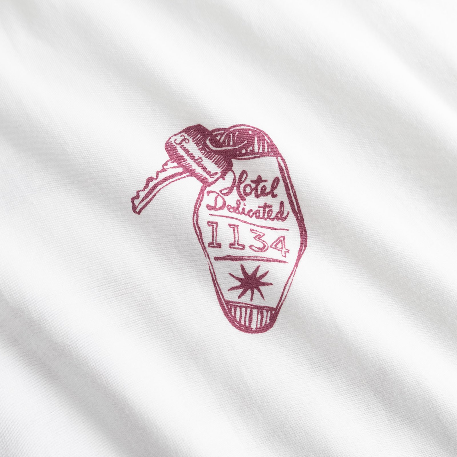 T-shirt Stockholm Late Checkout White