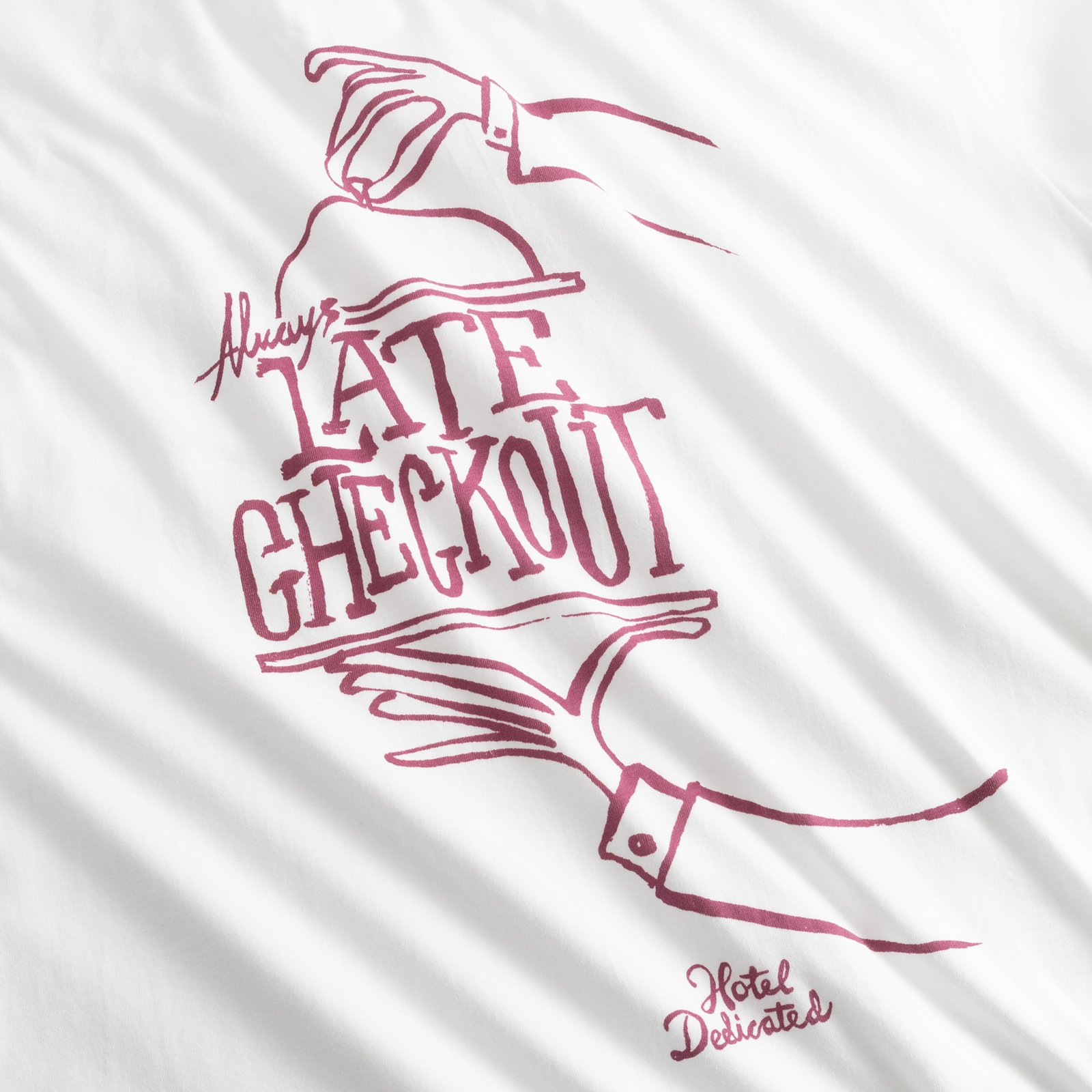 T-shirt Stockholm Late Checkout White
