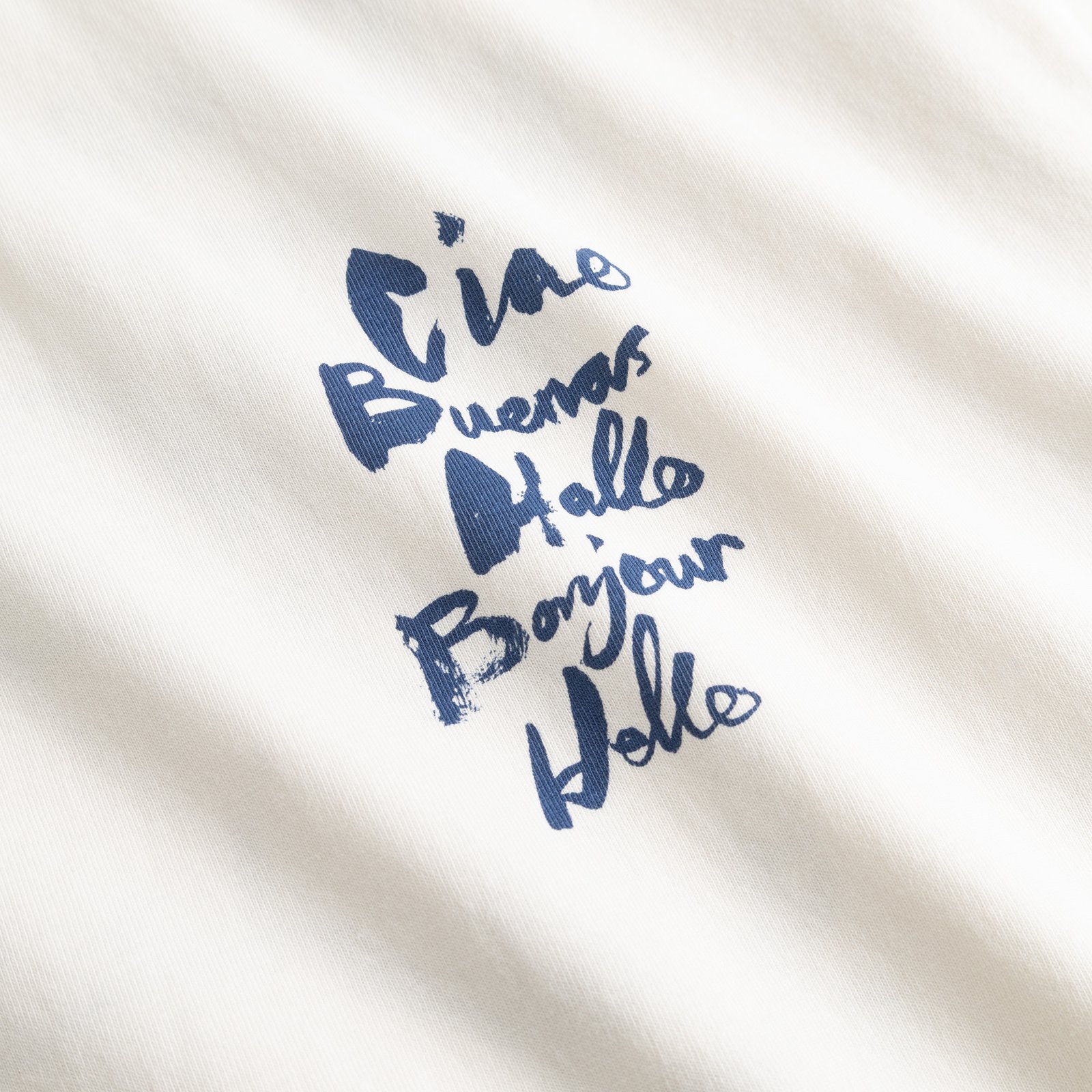 T-shirt Stockholm Ciao Buenas Off-White