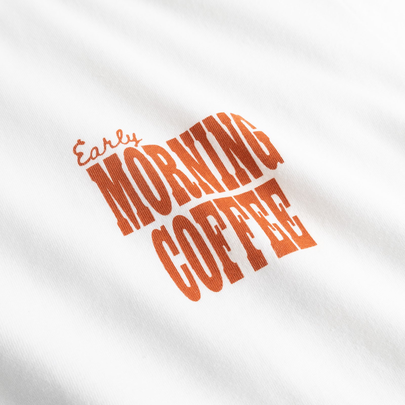T-shirt Stockholm Morning Coffee White