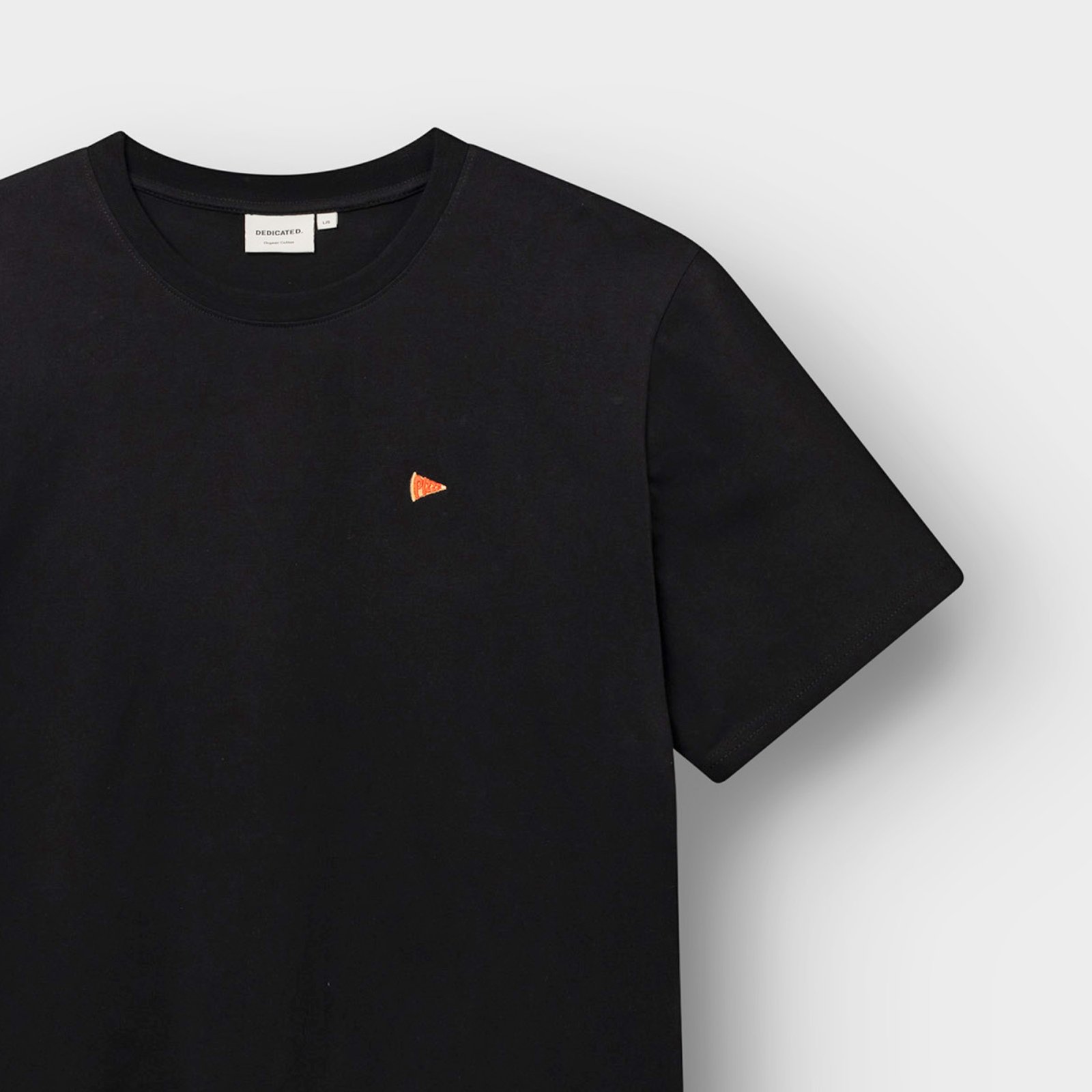 T-shirt Stockholm Pizza Black